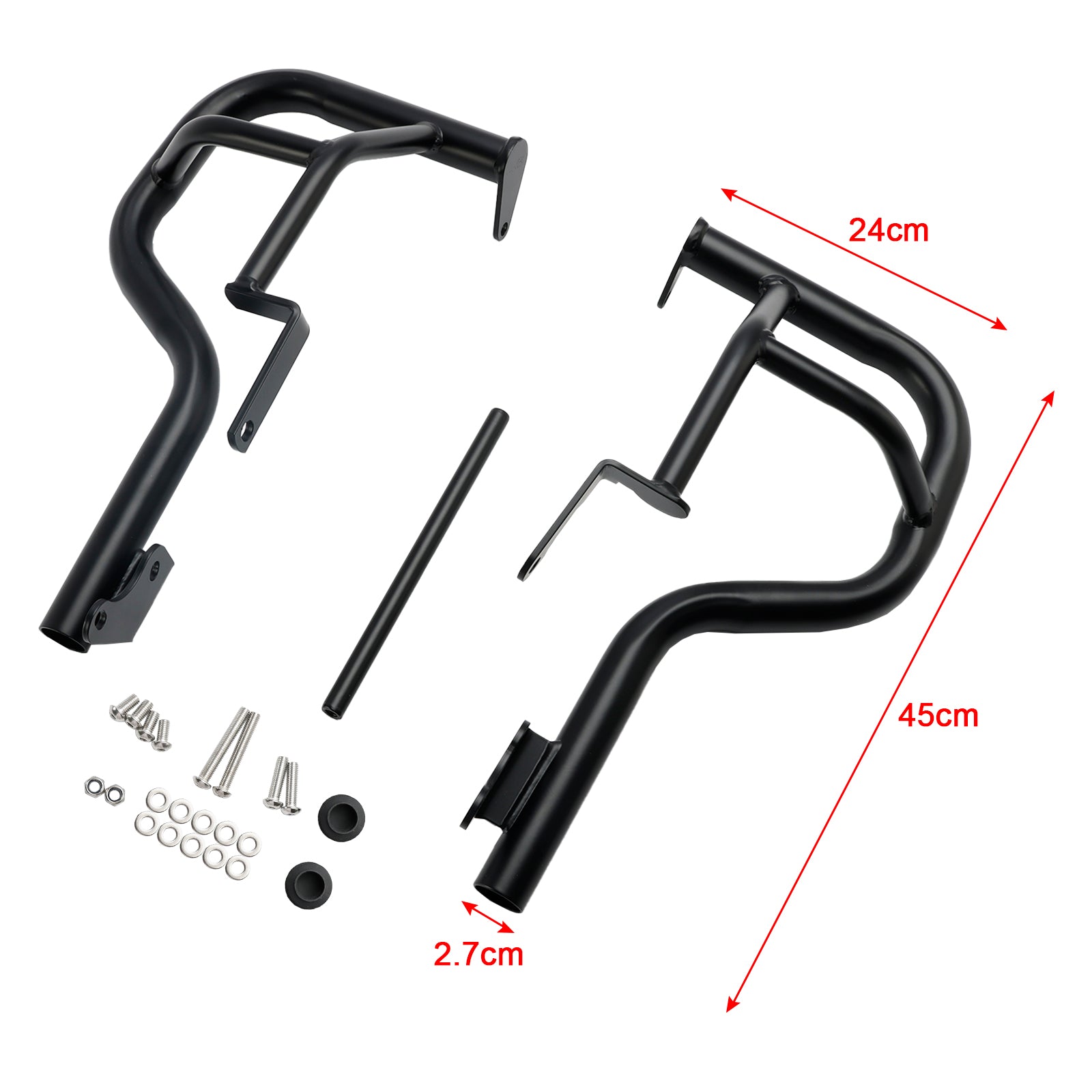Motor Bumper Guard Crash Bar Protector Fit for Kawasaki Vulcan S 650 2015-2021 generisk