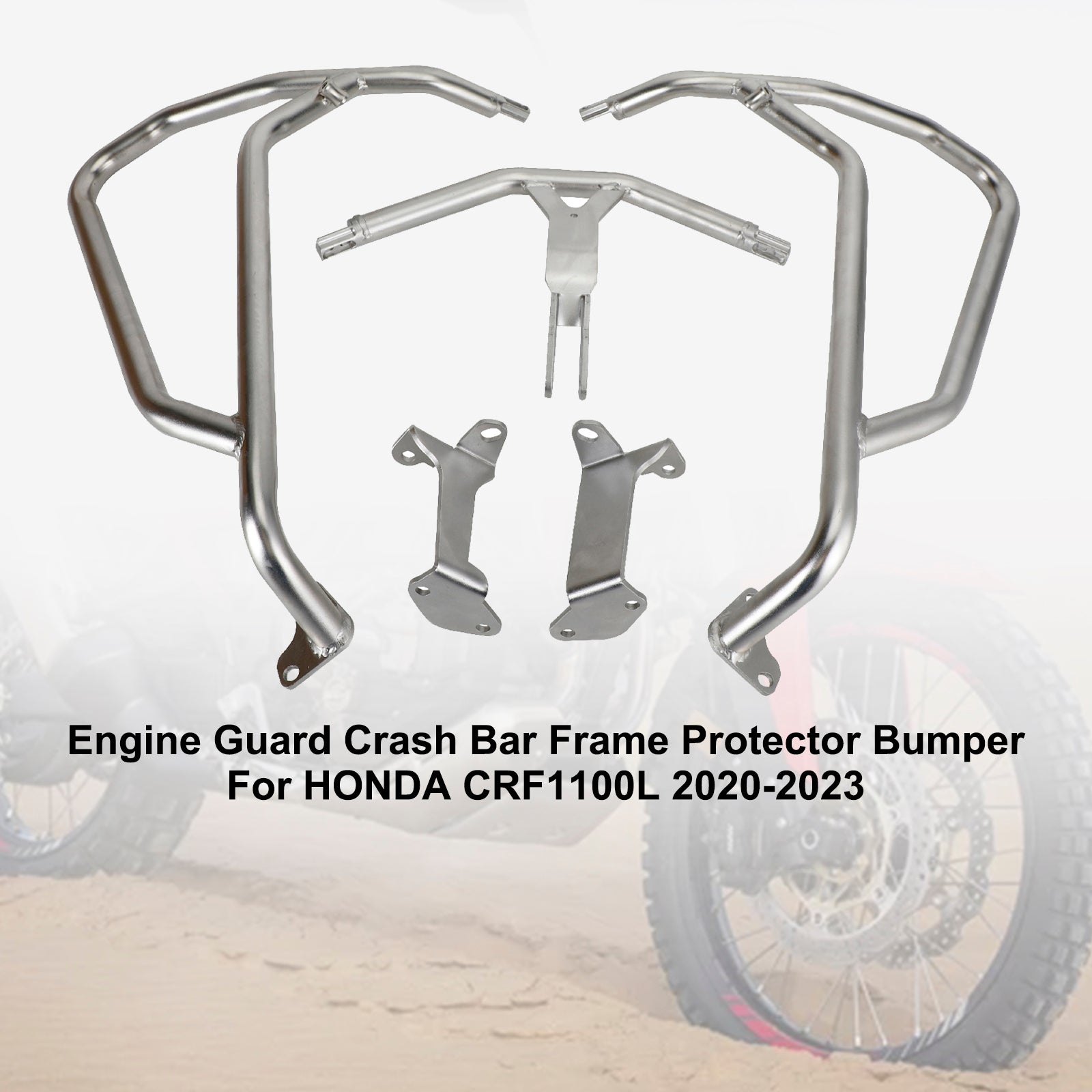 Honda Crf 1100L 2020-2022 Protector de motor Protector de marco de barra de choque Parachoques