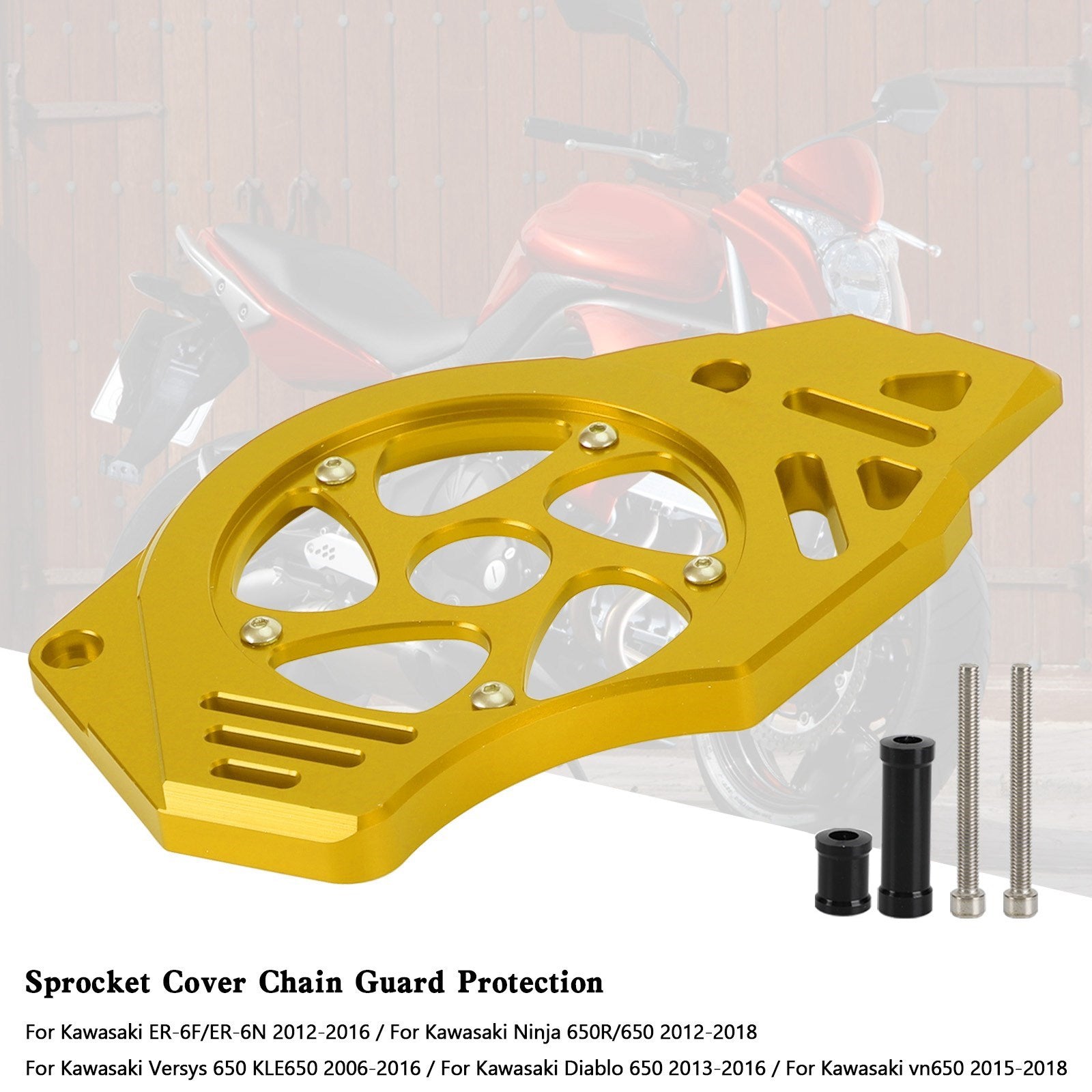 Kawasaki Ninja Vulcan 650 ER-6N Sprocket Cover Chain Guard Protection