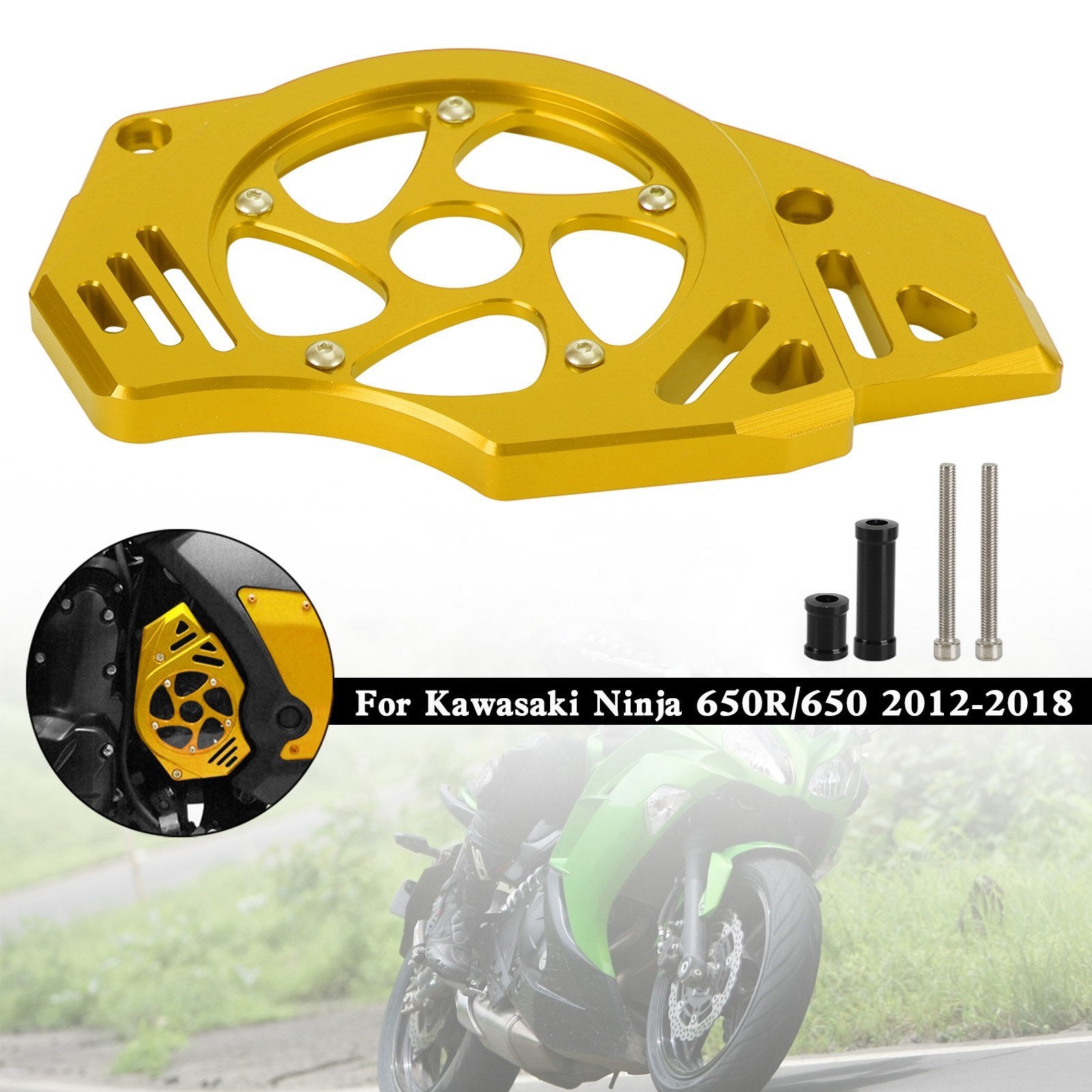 Kawasaki Ninja Vulcan 650 ER-6N Sprocket Cover Chain Guard Protection