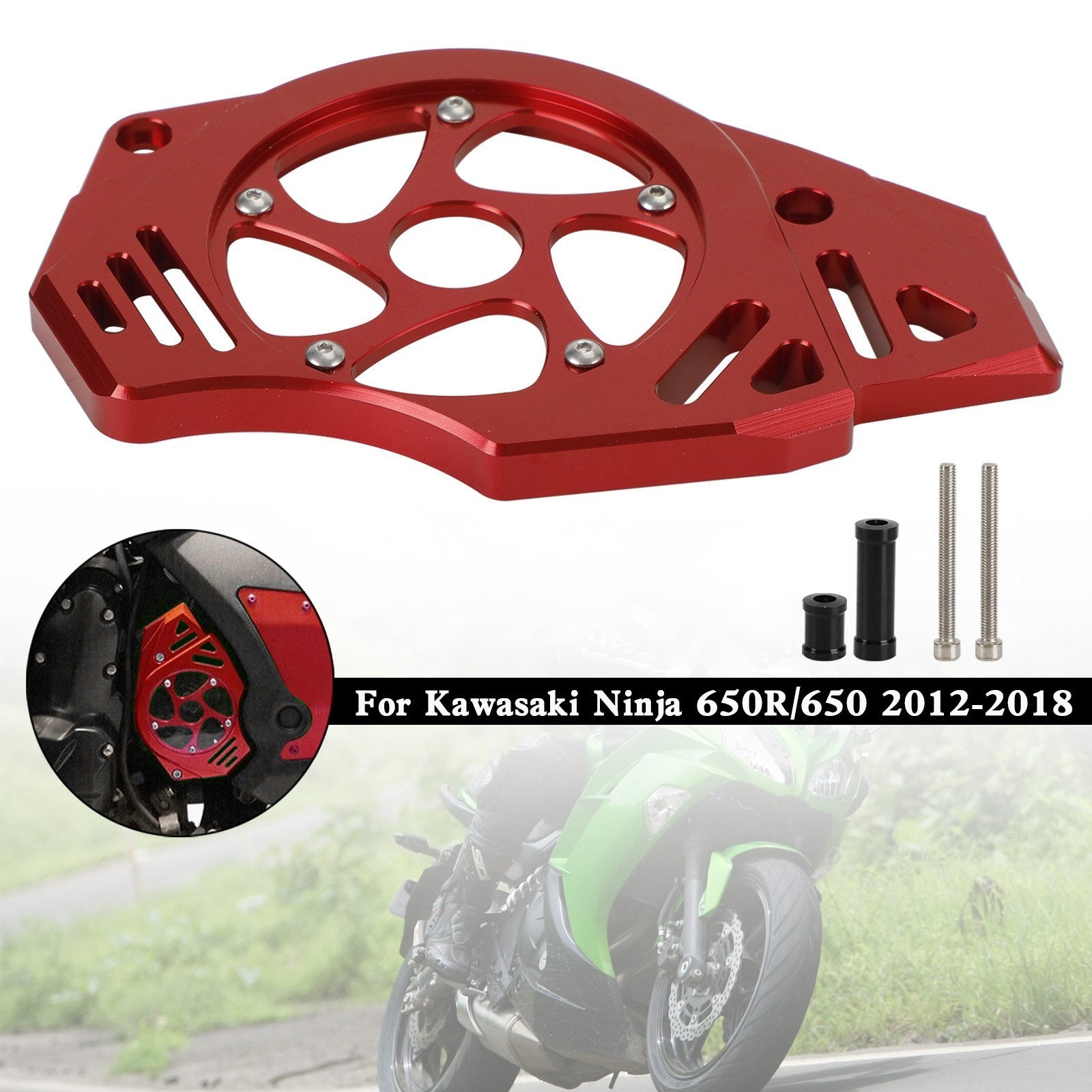 Kawasaki Ninja Vulcan 650 ER-6N Sprocket Cover Chain Guard Protection