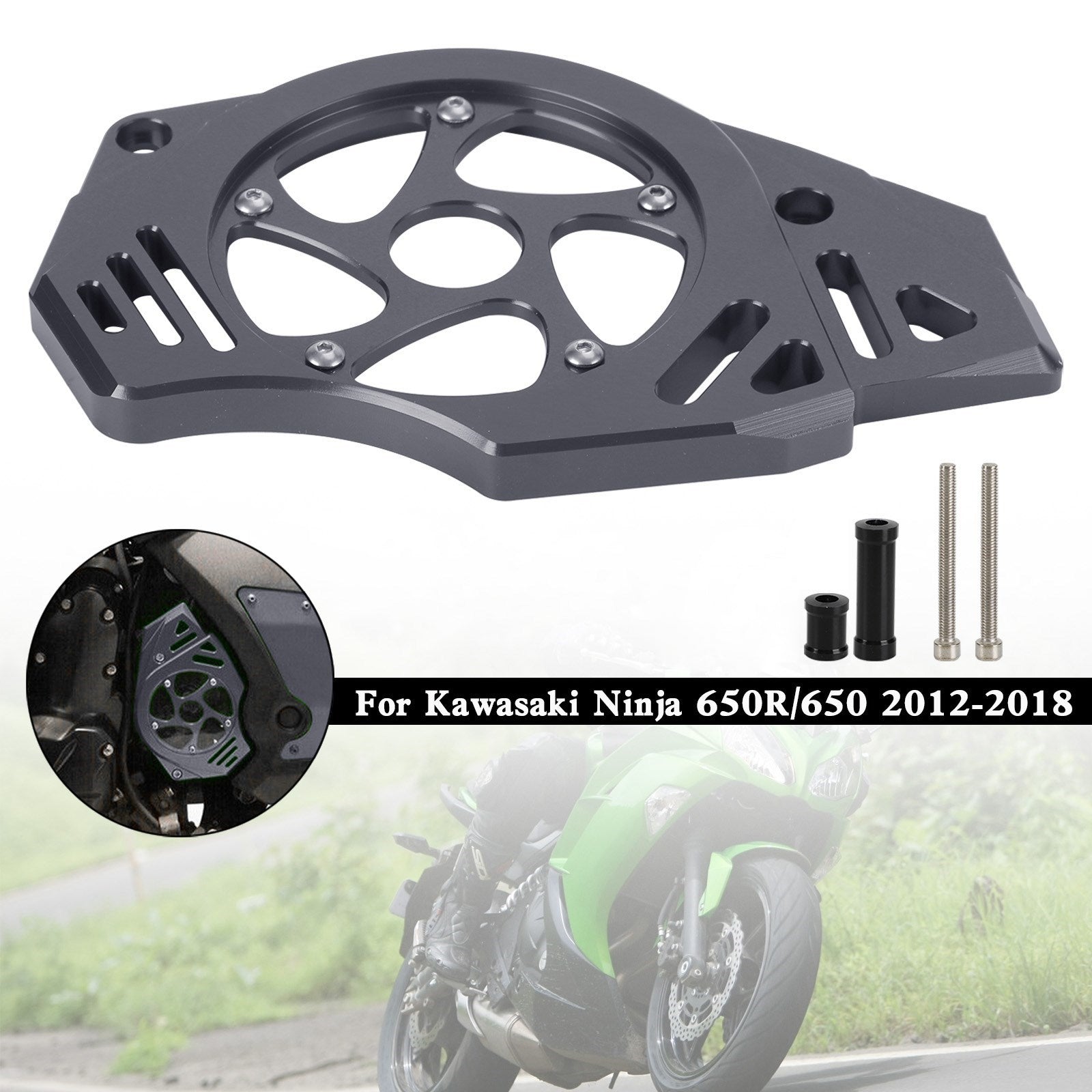 Kawasaki Ninja Vulcan 650 ER-6N Sprocket Cover Chain Guard Protection