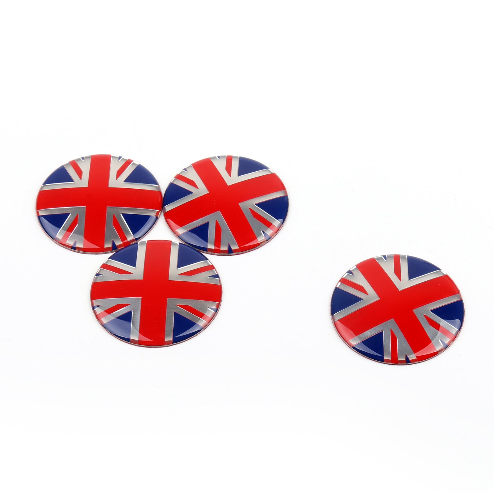 Wheel Center Hub Cap Emblem Badge Union Jack UK Flag Checkered For Mini Cooper Generic