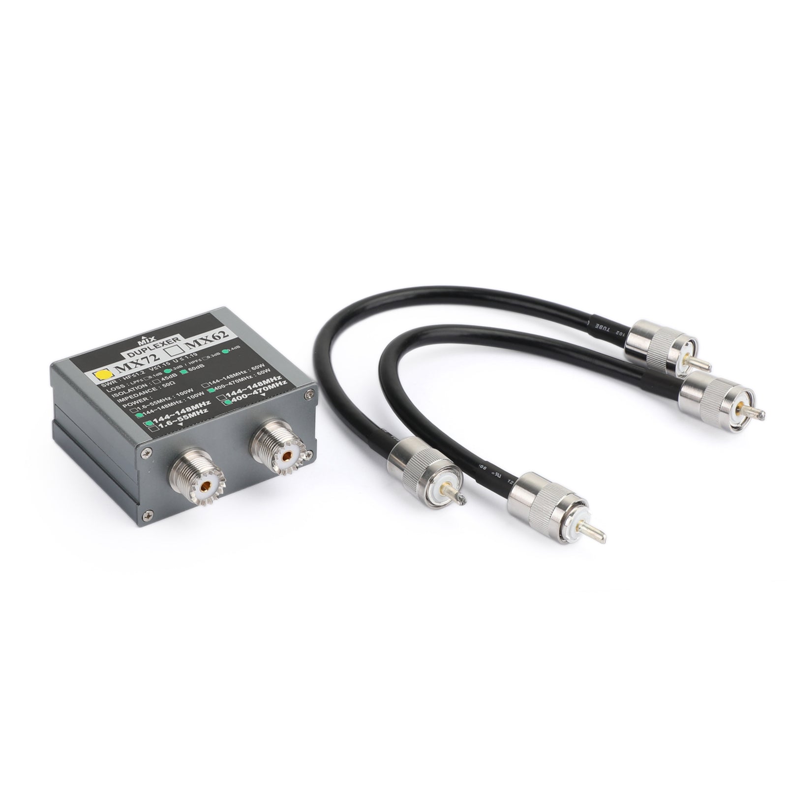 MX72 HAM Antenna Combiner VHF/UHF Multi-Frequency Transit Station Duplexer