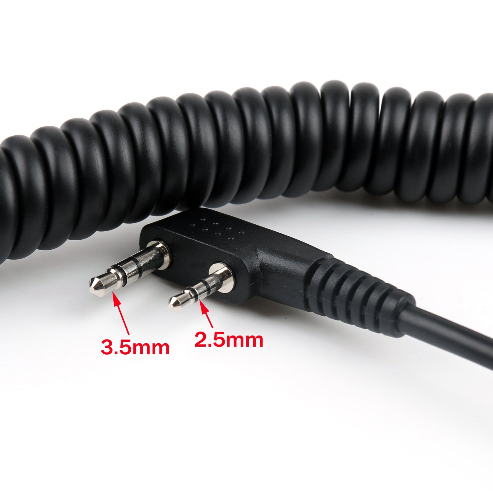 1 stks K-SM06 2-pins draagbare waterdichte luidspreker MICROFOON voor Kenwood BaoFeng UV-5R