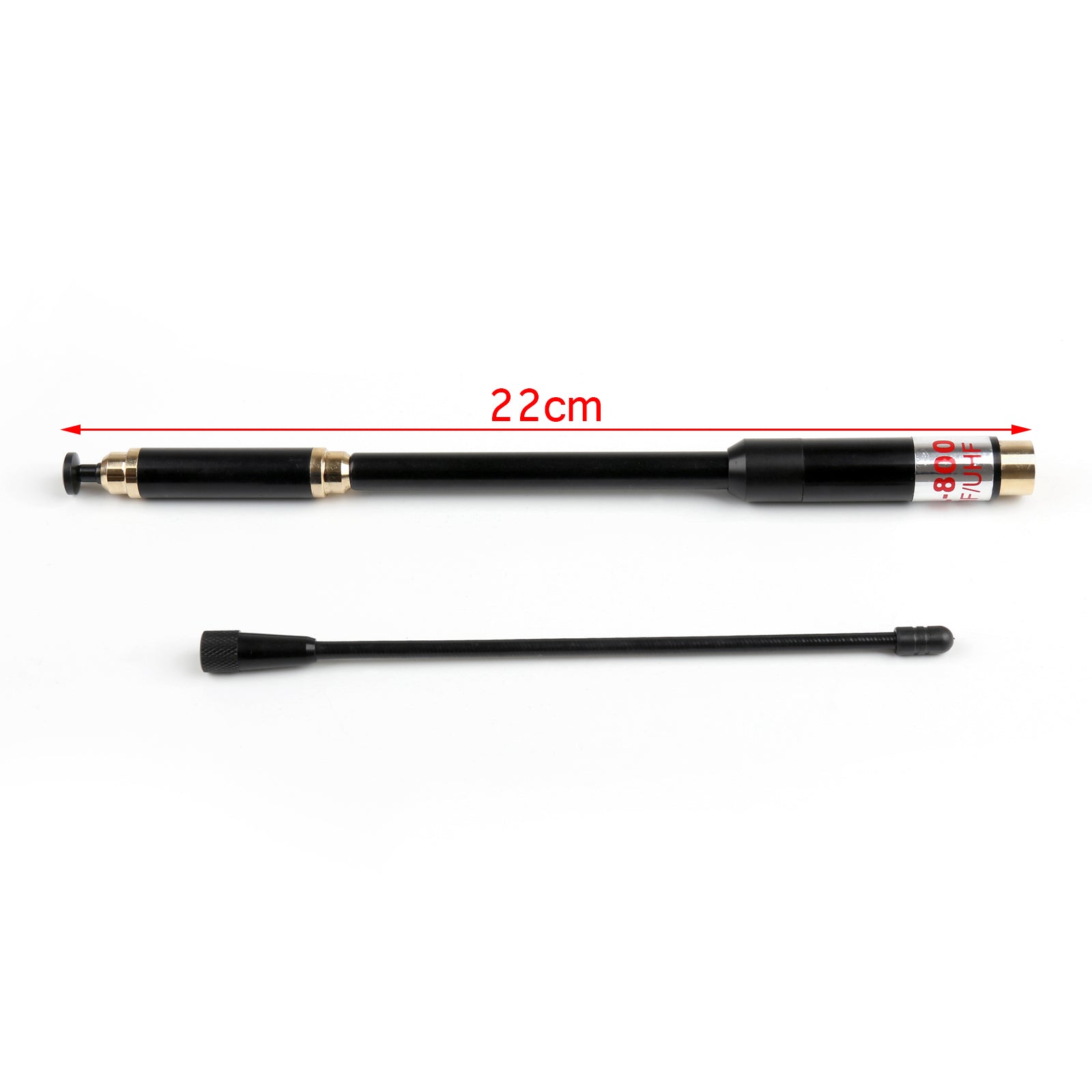 AL-800 High Gain Dual Band Extendable Antenna SMA-Male For Icom Yaesu Radio