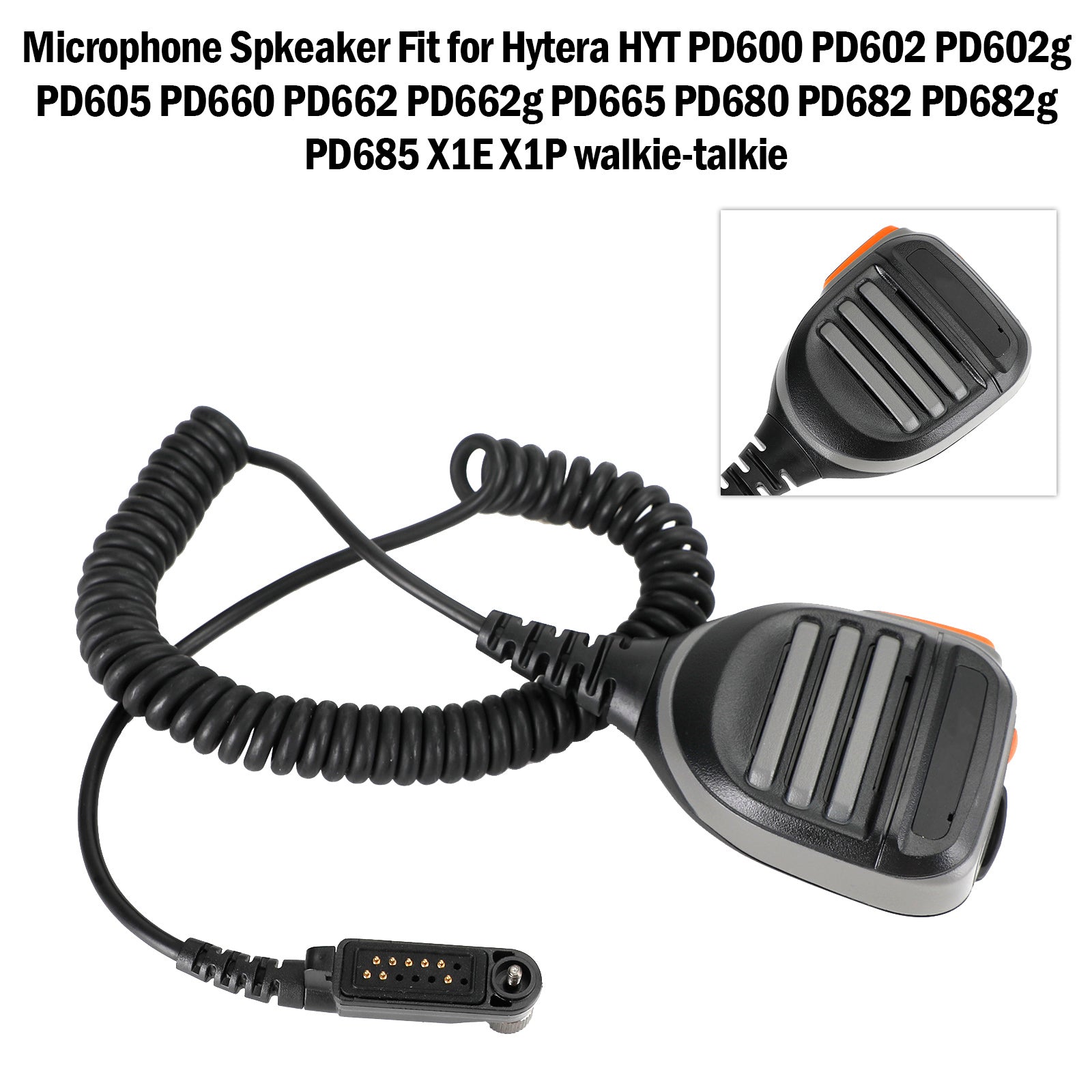 Haut-parleur de Microphone X1E-SM10, pour Hytera PD660 PD662 PD665 PD680 PD682 PD685 X1P