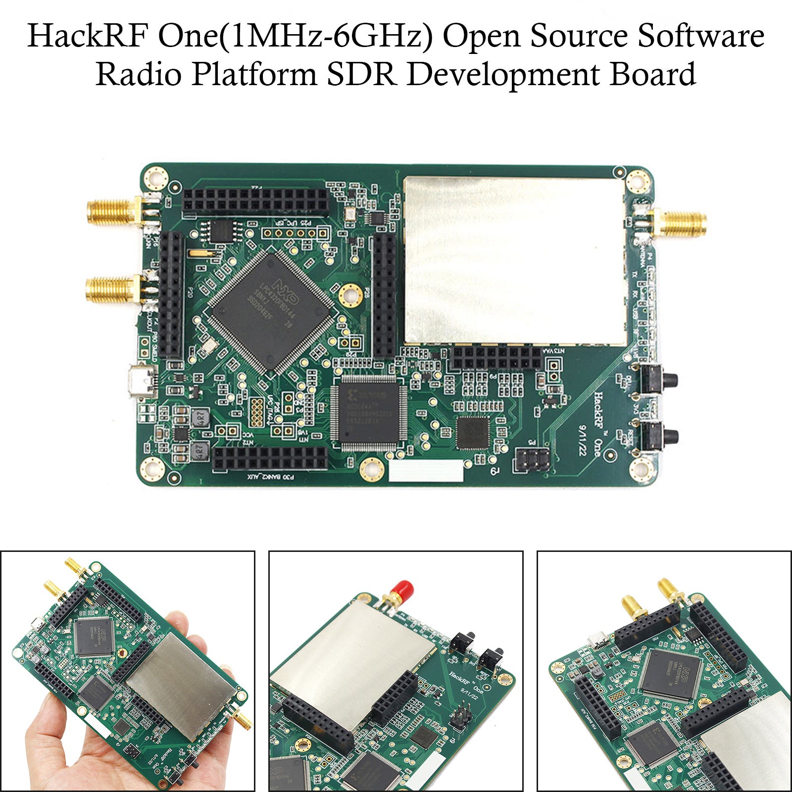 1MHz-6GHz HackRF One R9 SDR-ontwikkelbord Open Source SDR-platform V1.7.0