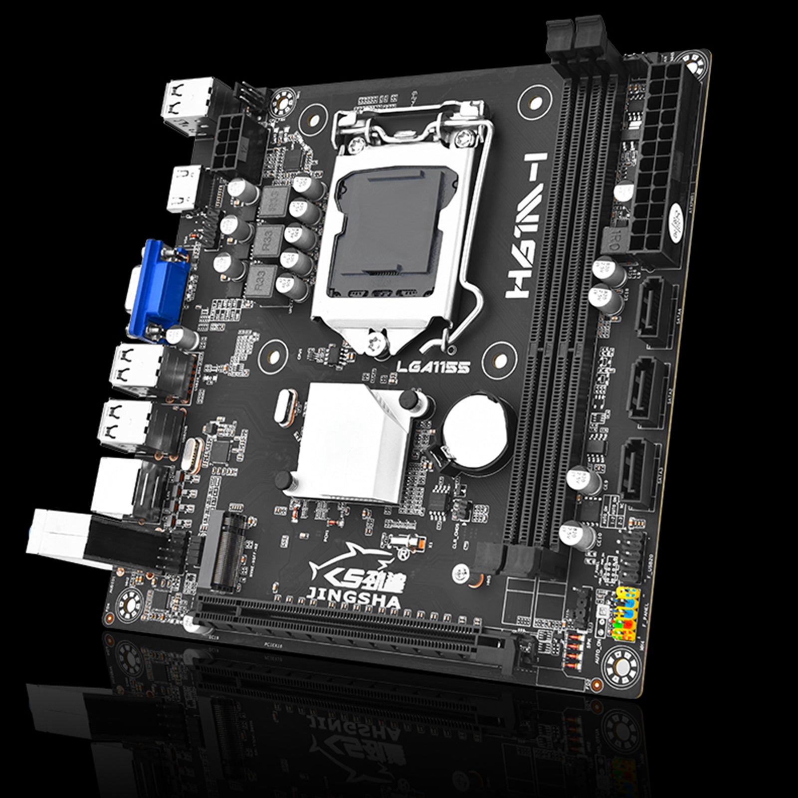 LGA 1155 ondersteuning 2 * DDR3 USB2.0 SATA2 NVME Plaatbord PC H61M-I Moederbord