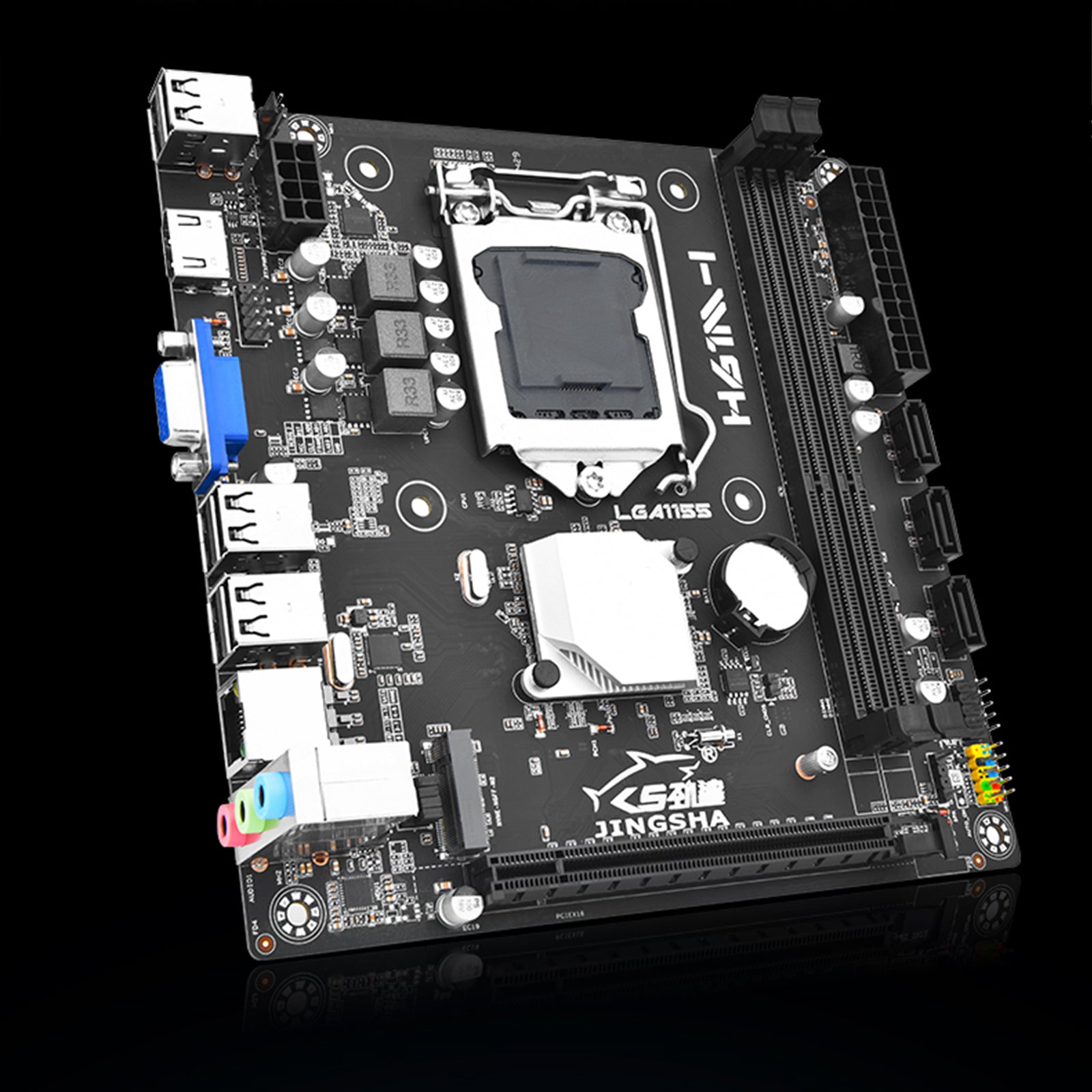 LGA 1155 ondersteuning 2 * DDR3 USB2.0 SATA2 NVME Plaatbord PC H61M-I Moederbord