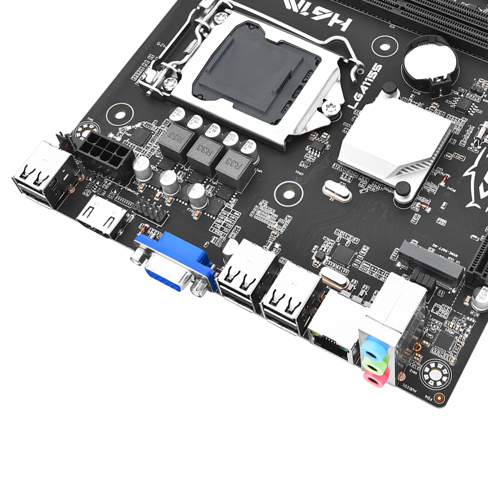 LGA 1155 ondersteuning 2 * DDR3 USB2.0 SATA2 NVME Plaatbord PC H61M-I Moederbord