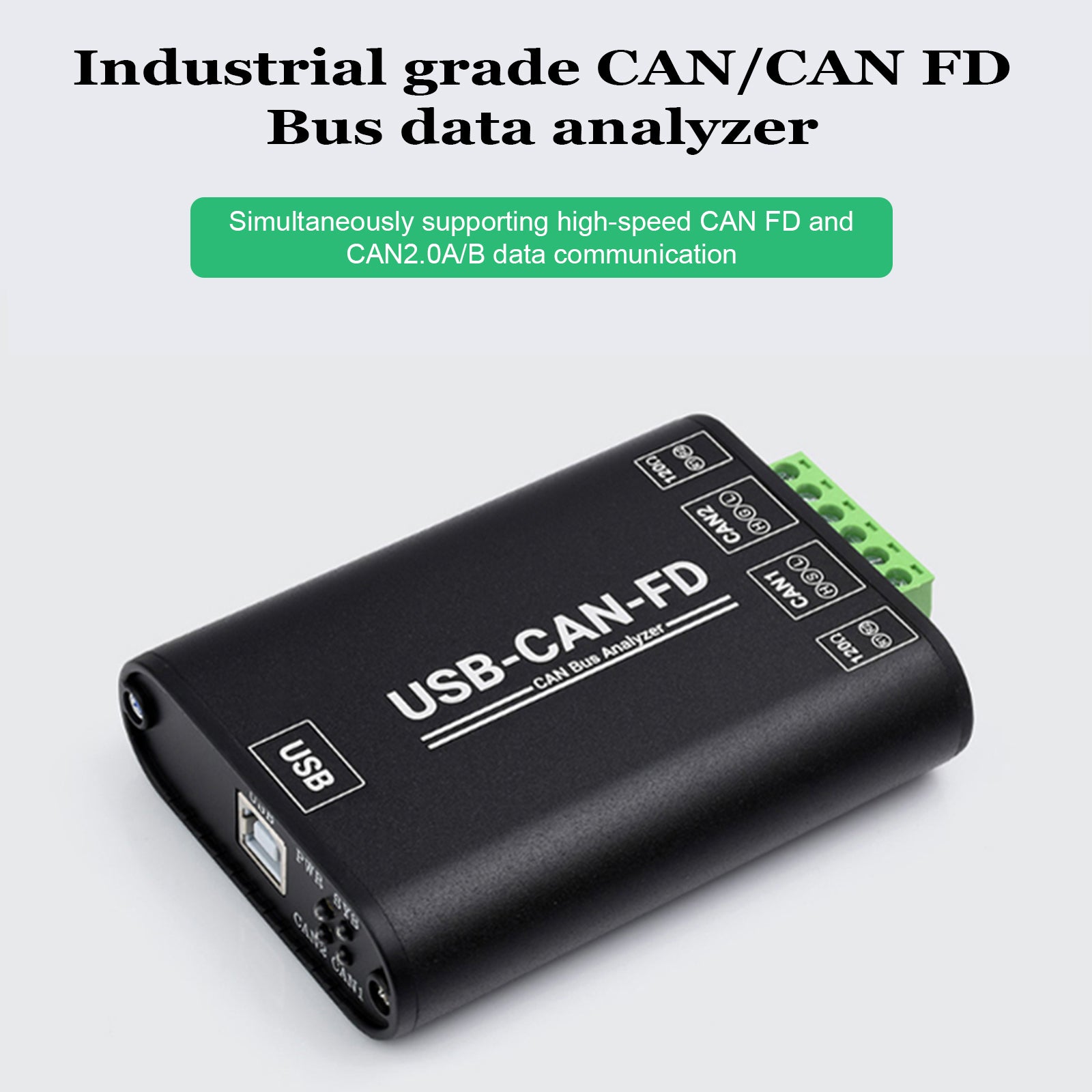 USB naar CAN FD-interfaceconverter Elektrische isolatie Communicatiemodule