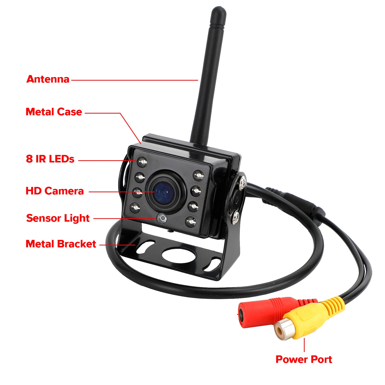 WiFi draadloze auto vrachtwagen RV trailer achteruitrijcamera achteruitrijcamera CCTV voor iOS Android