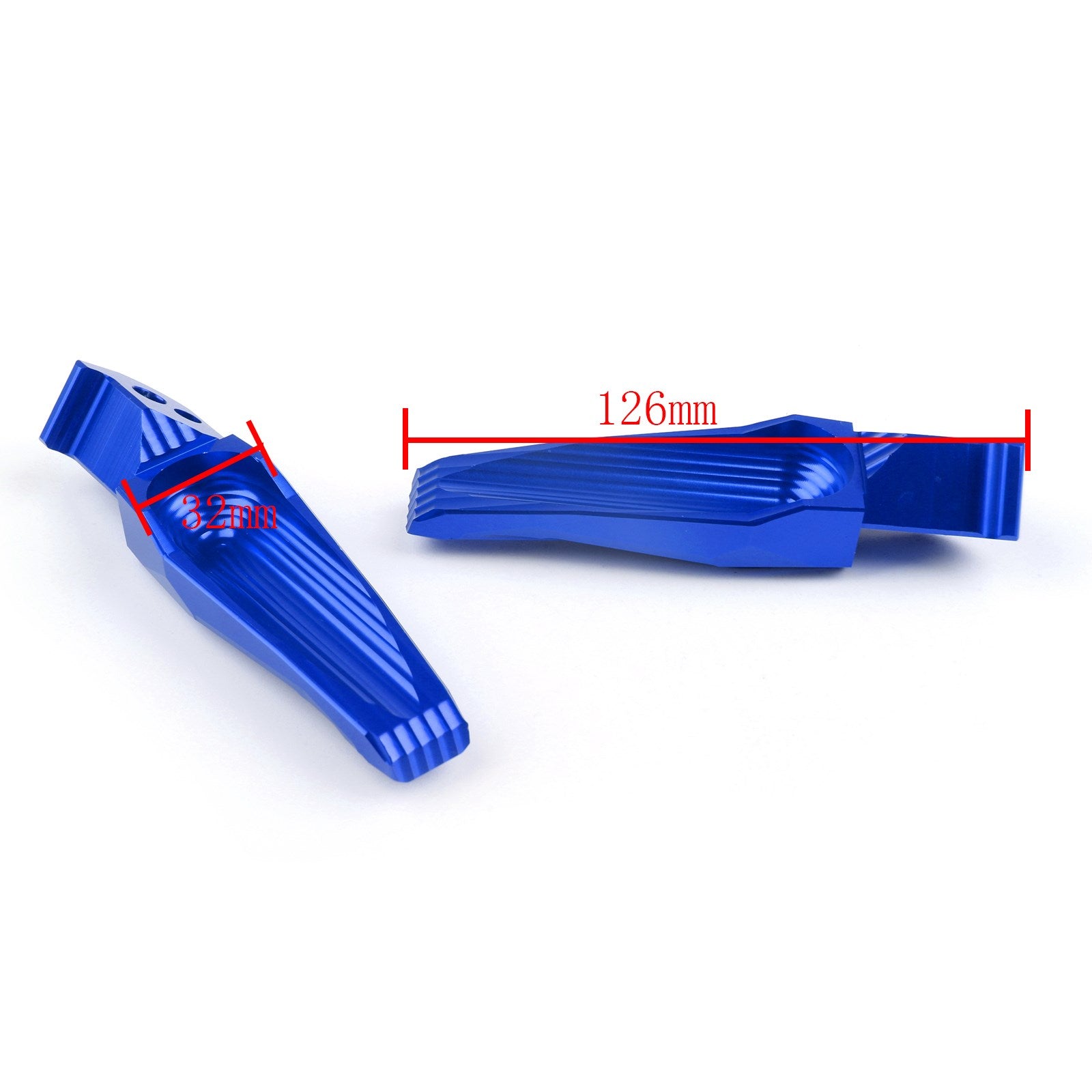 CNC Rear Foot Pegs Pedal For Yamaha TMAX500 TMAX 530 XP530 XP500 MT07 MT09 Blue