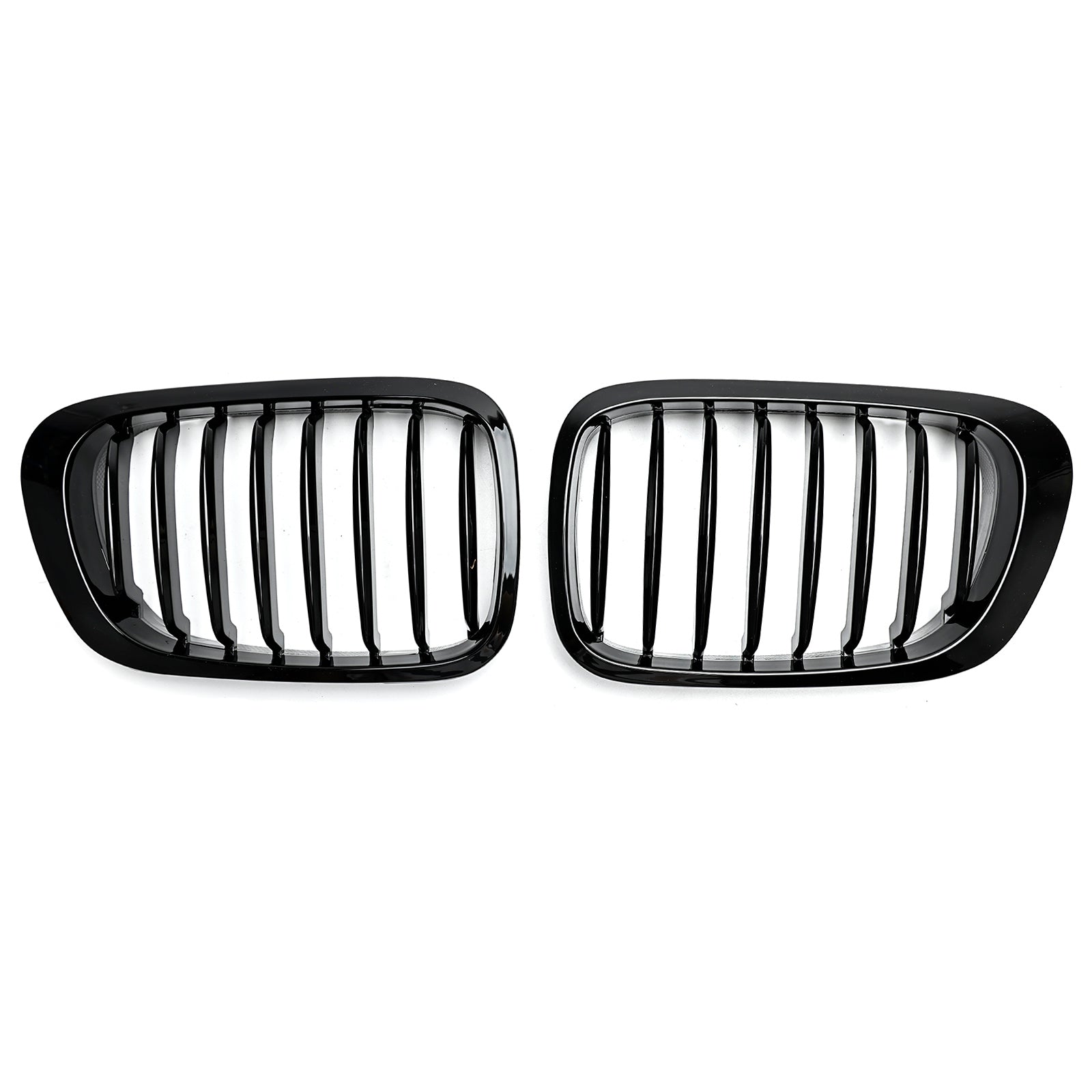 Front Fence Grill Grille Gloss Black For BMW E46 2 Doors 1999-2002 3 Series