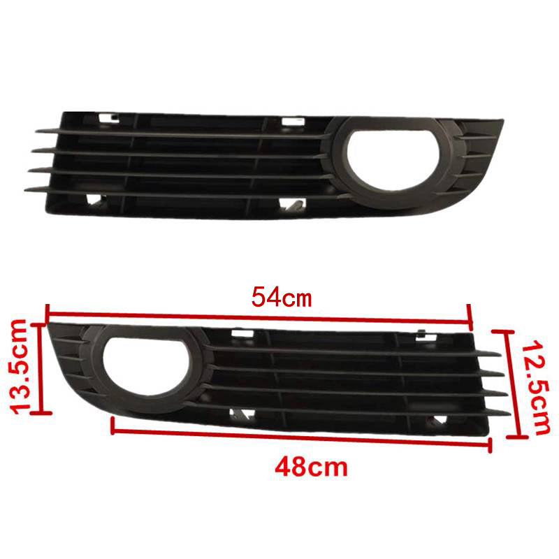 Front Grille Lower Fog Light Bumper Grille Left Right Pair For Audi A8 Quattro 06 07 08 4.2L 6.0L Generic