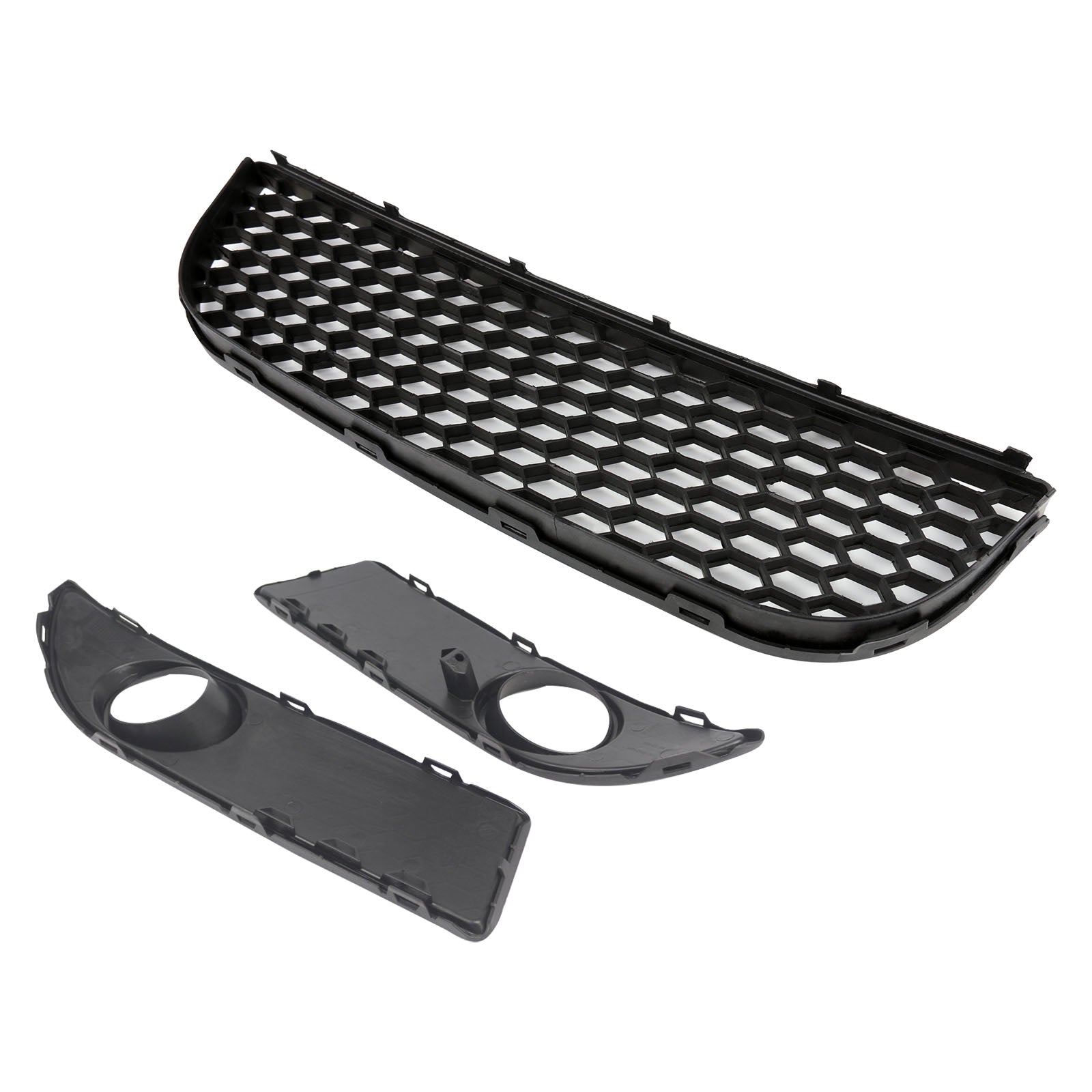 2005-2009 Polo GTI Front VW Lower 9N3 BLACK Center Grille Bumper Grill Fog Generic