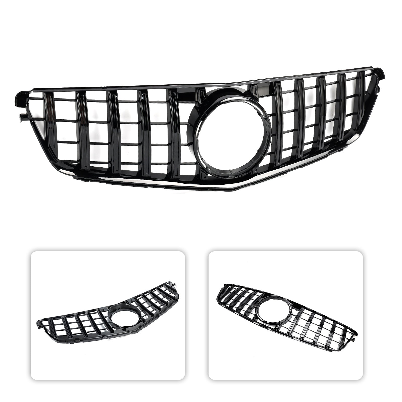 2008-2014 Benz C-Class W204 C300 C350 GTR Style Front Bumper Grille Grill