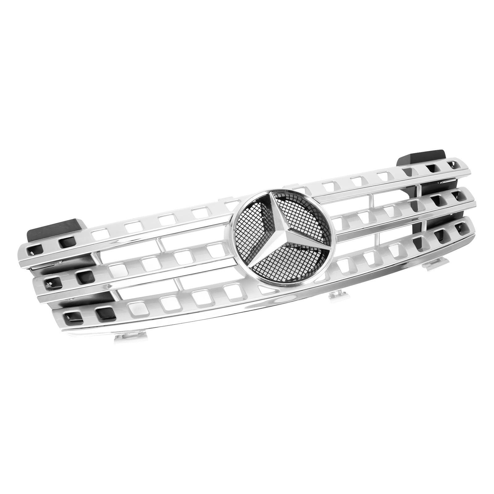 2005 2006 2007 2008 Mercedes-Benz ML-Class W164 Front Bumper Grille Grill Chrome