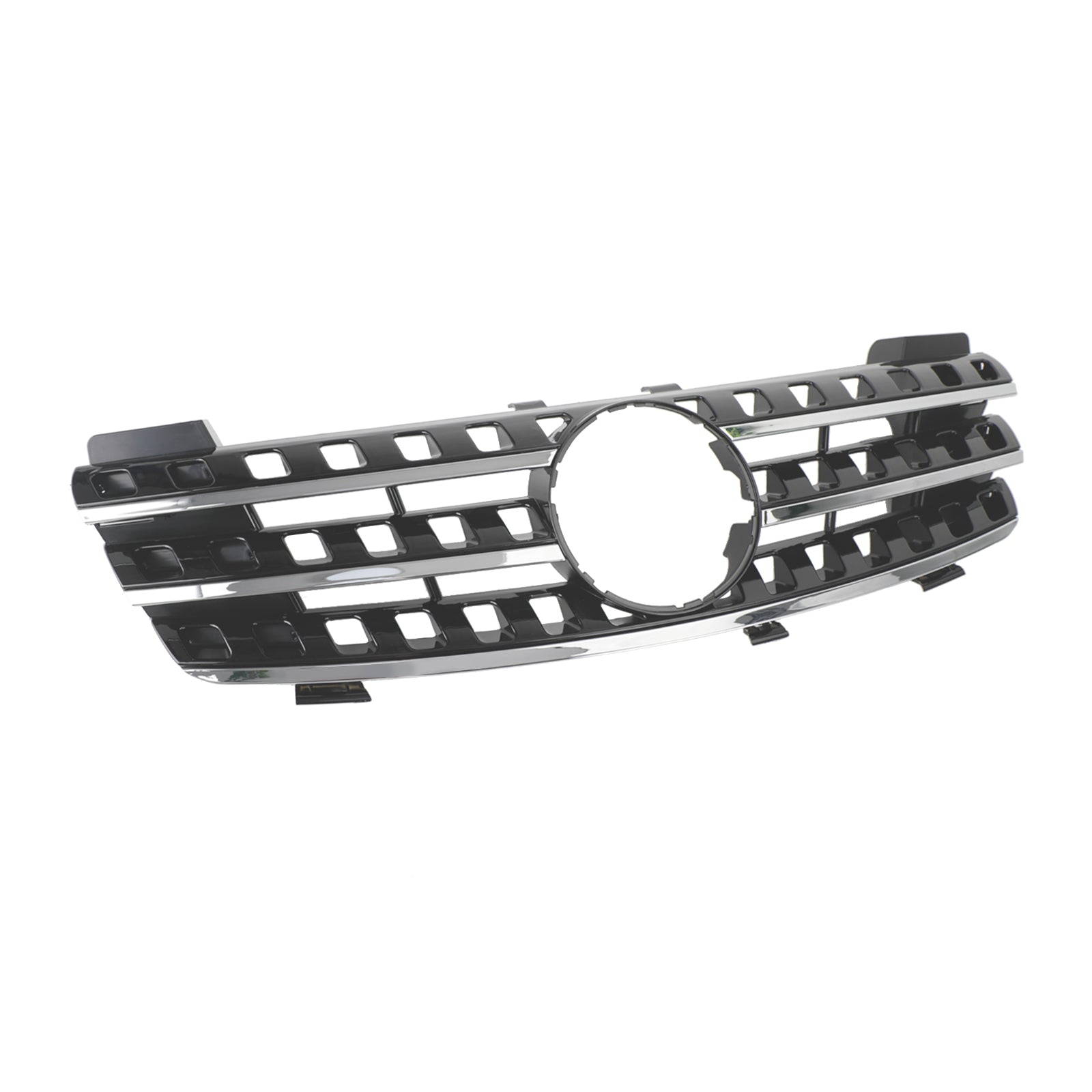 2005–2008 Mercedes ML-klasse W164 Frontfangergrill Krom/Svart