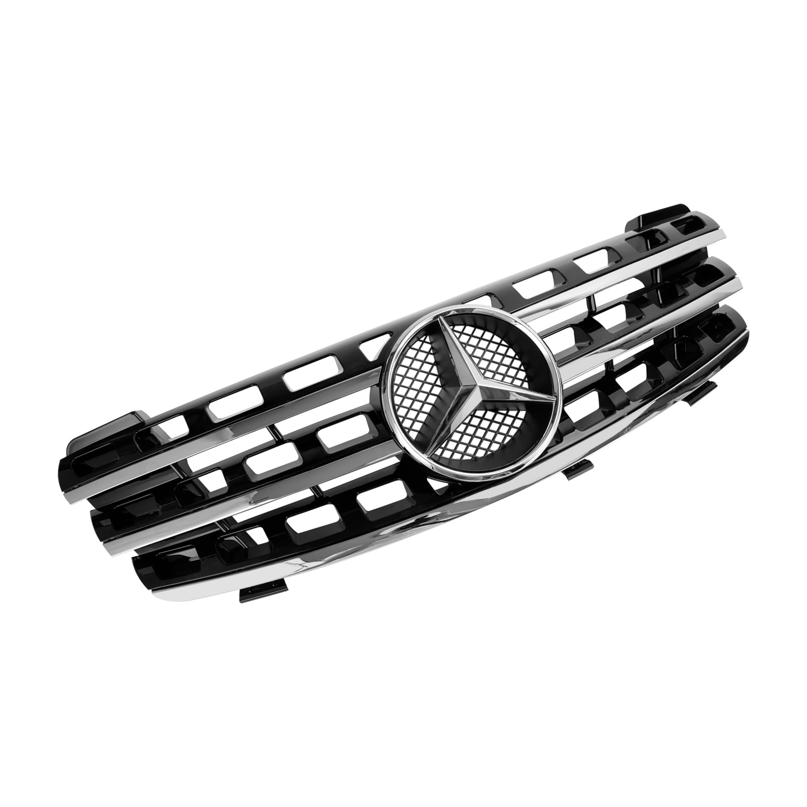 2005-2008 Mercedes ML-Class W164 Front Bumper Grille Grill Chrome/Black