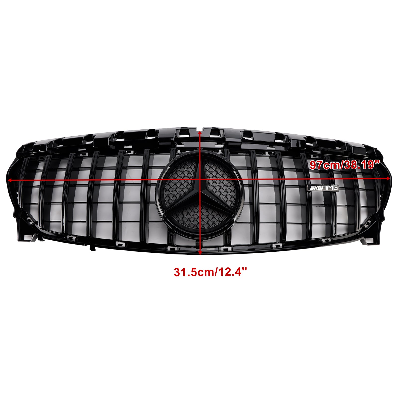 Mercedes Benz CLA-KLASSE 2013-2019 W117 CLA250 GT-stijl voorbumpergrille