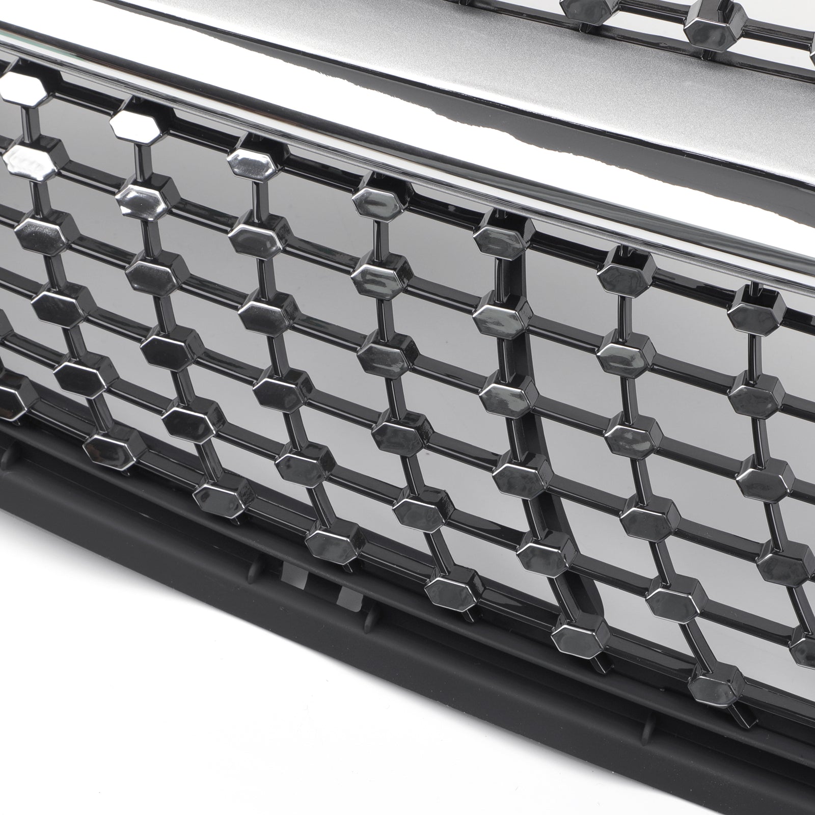Mercedes Benz Clase CLA 2013-2019 W117 CLA180 CLA200 CLA250 CLA260 CLA45 Parrilla de estrella de diamante Plata