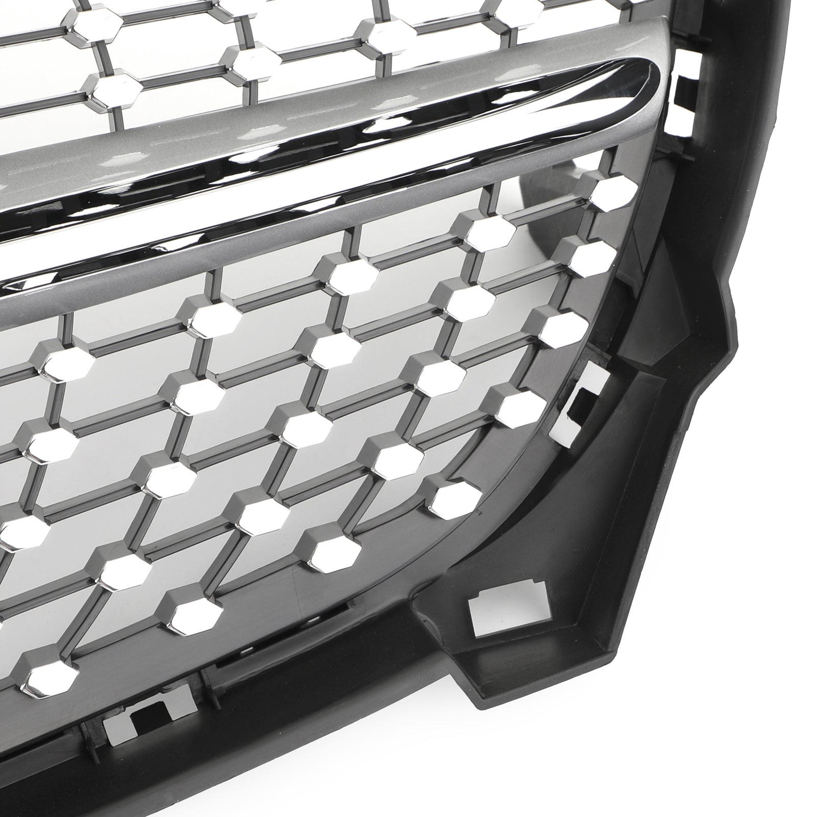 Mercedes Benz Clase CLA 2013-2019 W117 CLA180 CLA200 CLA250 CLA260 CLA45 Parrilla de estrella de diamante Plata