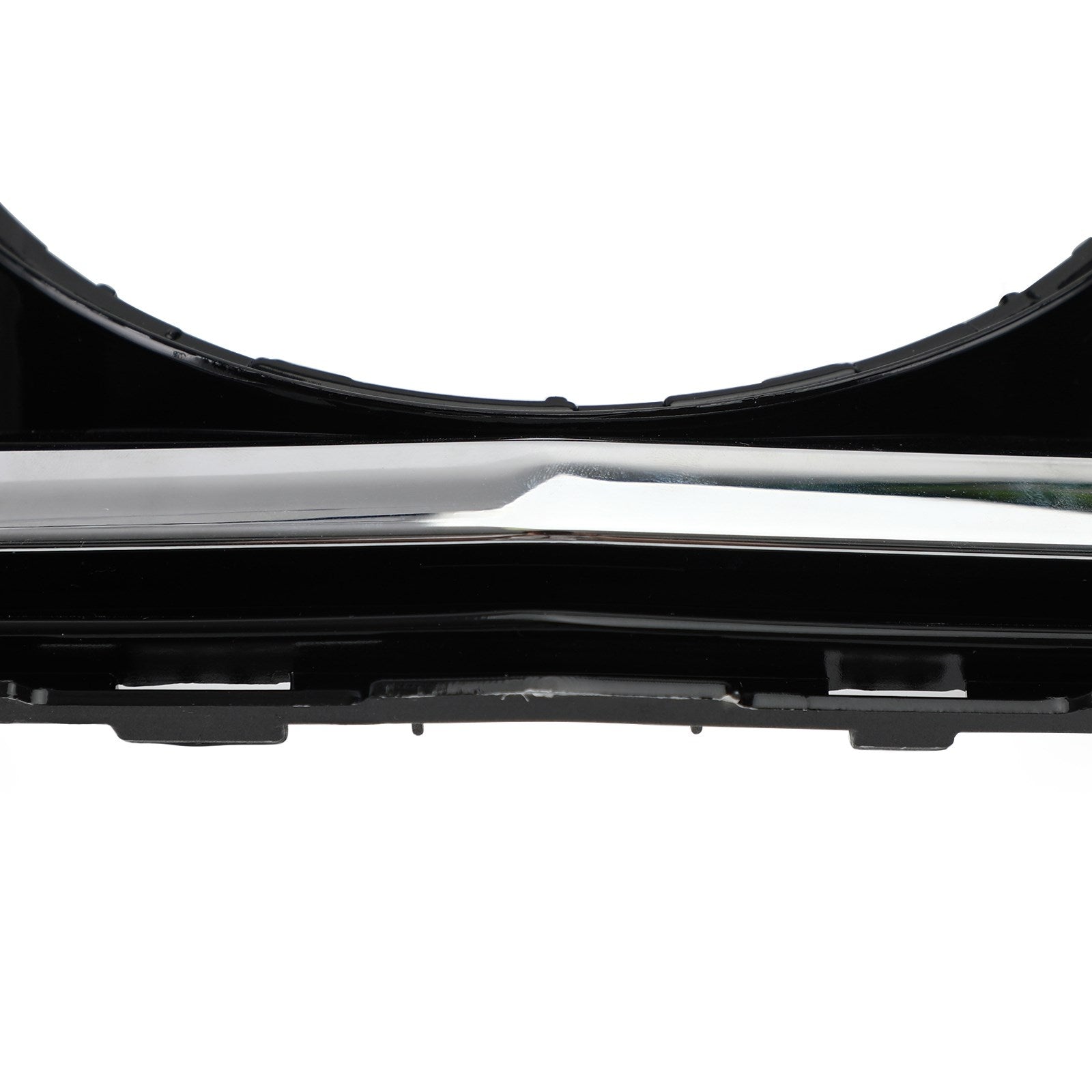 Clase C W204 Parrilla delantera cromada negra LED para Mercedes Benz C300 C350 2008-2014