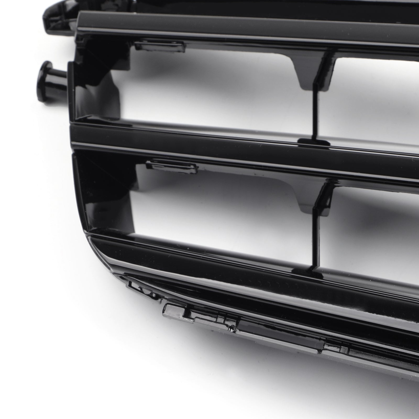 Classe C W204 Calandre de pare-chocs avant noire générique avec emblème LED pour Mercedes-Benz C300/C350 (2008-2014)