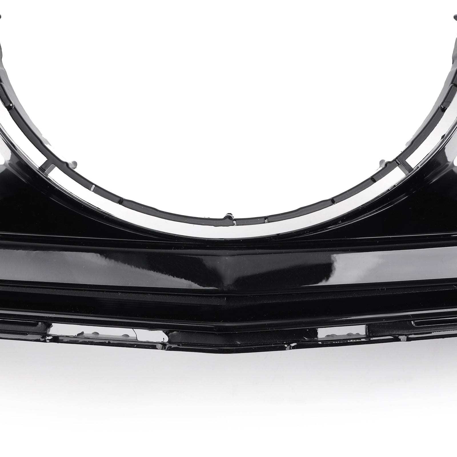 W204 Calandre de pare-chocs avant noire générique avec emblème LED pour Mercedes-Benz Classe C (C300/C350) (2008-2014)