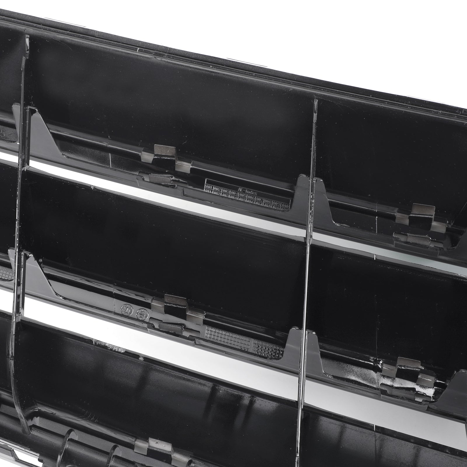 W204 Calandre de pare-chocs avant noire générique avec emblème LED pour Mercedes-Benz Classe C (C300/C350) (2008-2014)