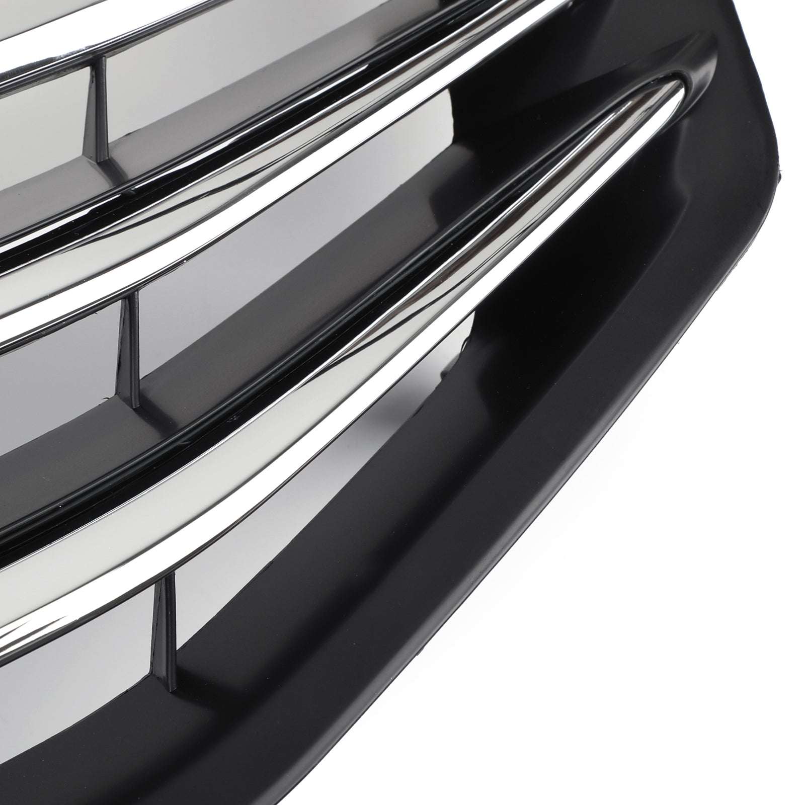 2011-2012 Accord Honda New Front Upper Bumper Hood Black Chrome Grill Replacement Grille Generic