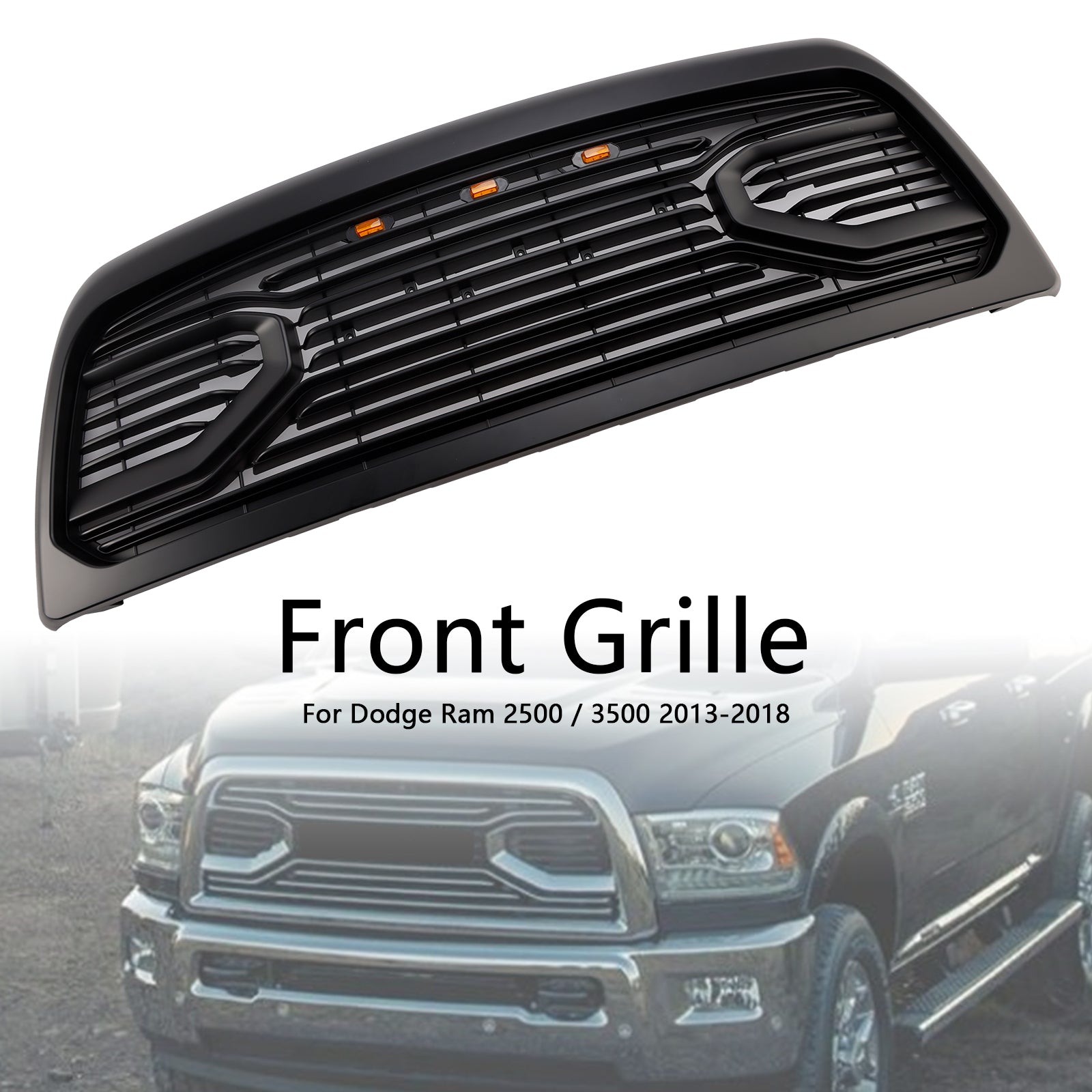 2013-2018 Dodge Ram 2500/3500 Laramie Limited Big-Horn Front Bumper Grille