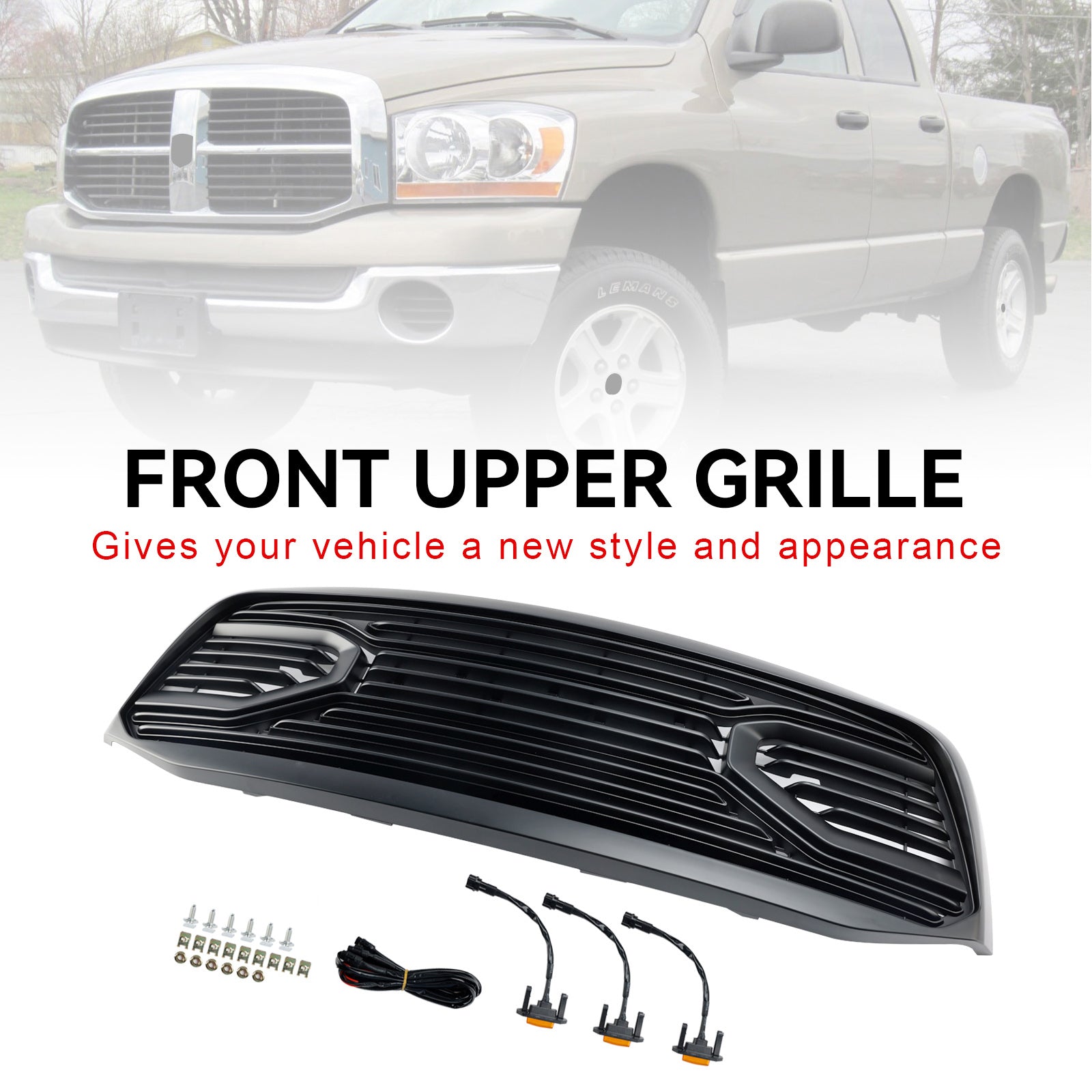 2006-2009 Dodge Ram 3500 Front Bumper Grill Grille
