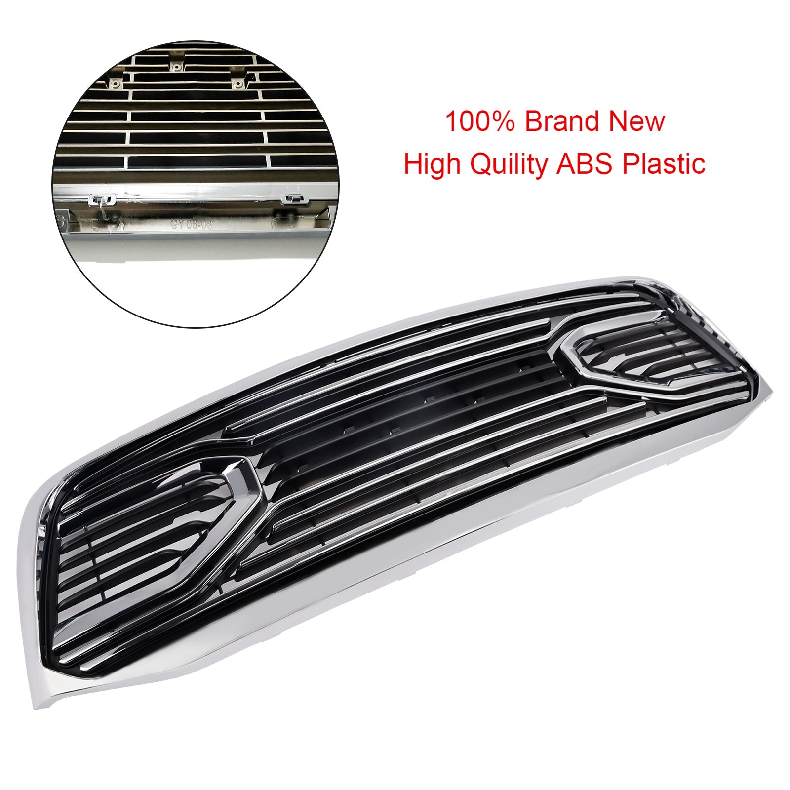 2006-2009 Dodge RAM 2500 Chrome Front Bumper Grill Grille
