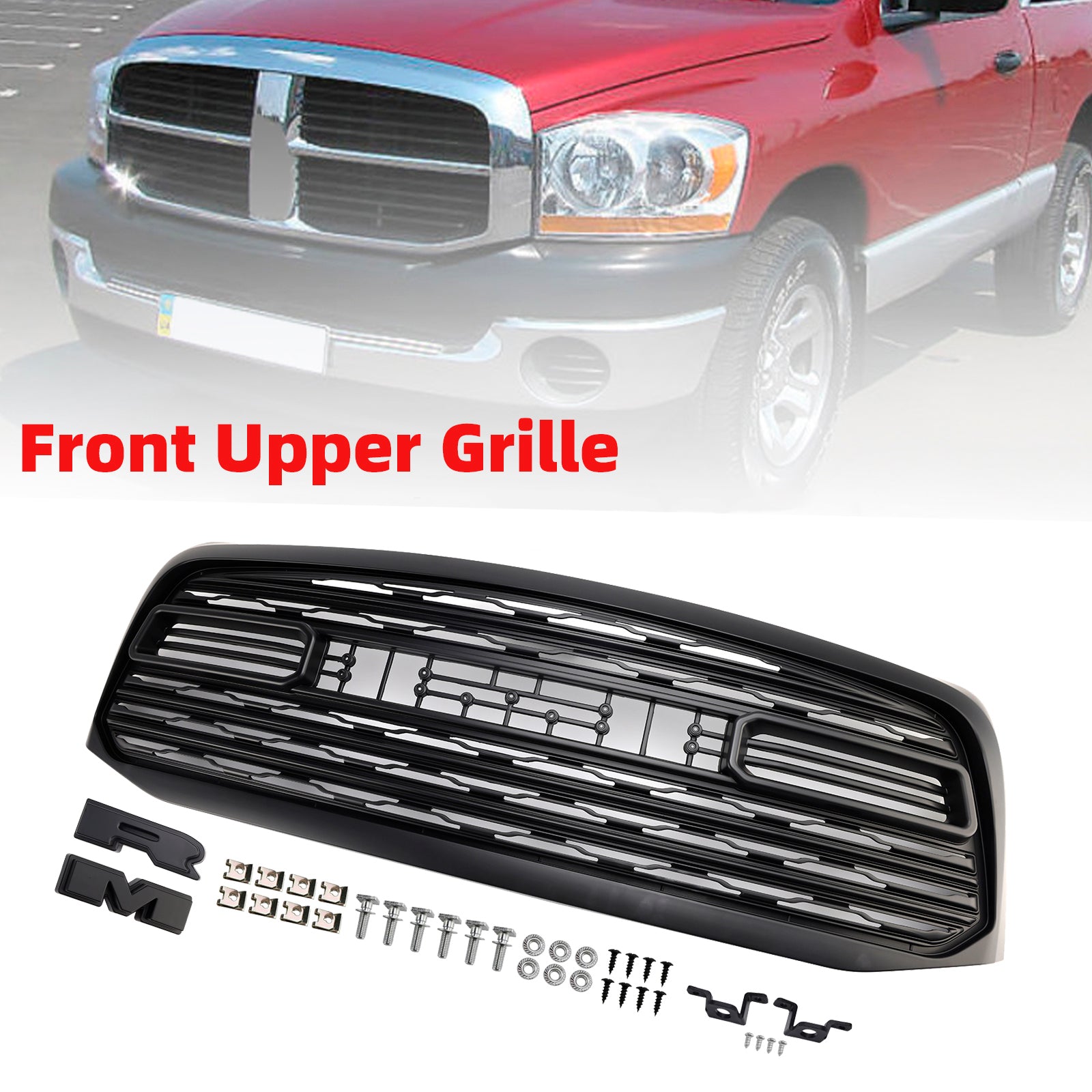 2006-2009 Dodge RAM 3500 LTD Style Front Bumper Grill Grille