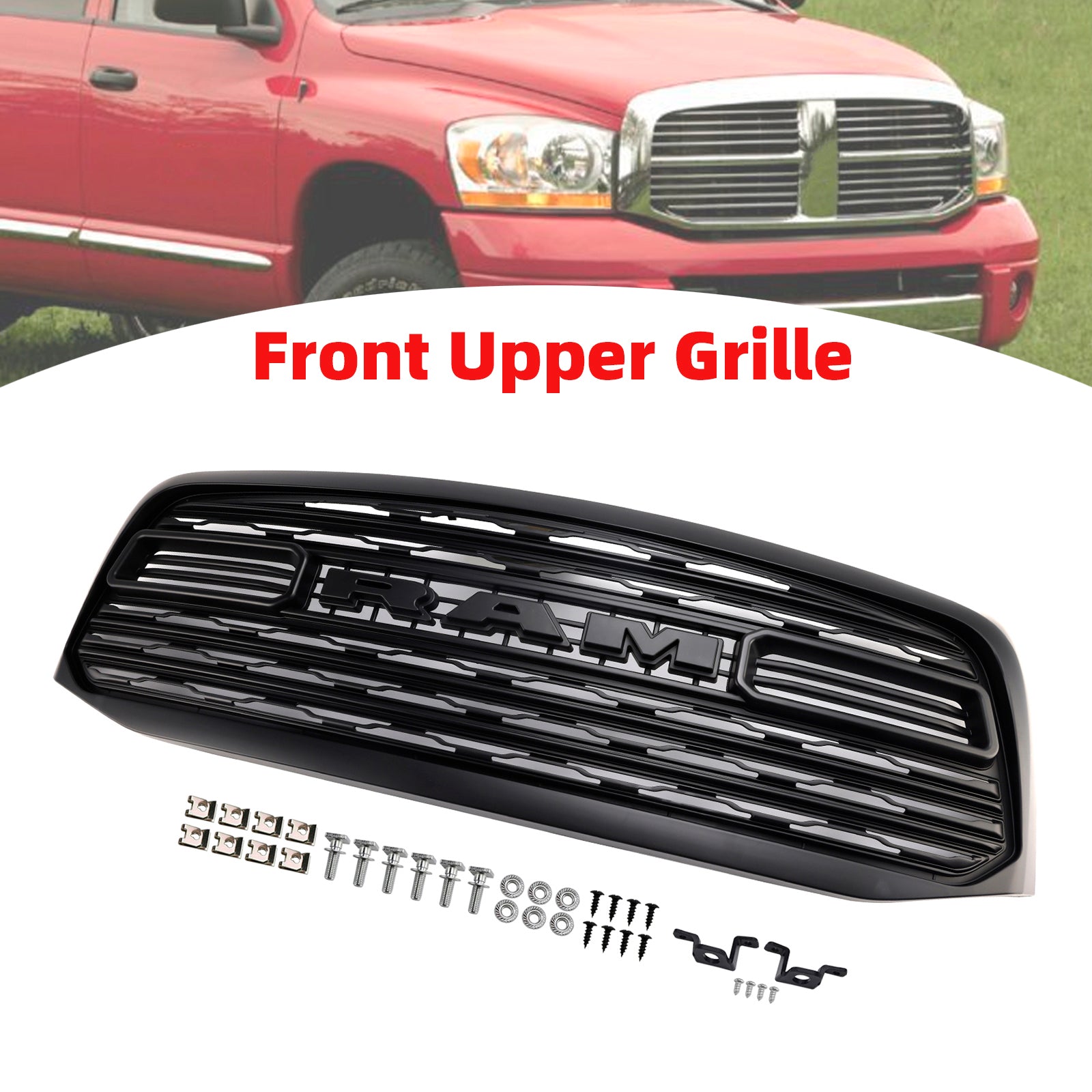 2006-2009 Dodge RAM 2500 LTD Style Front Bumper Grill Grille
