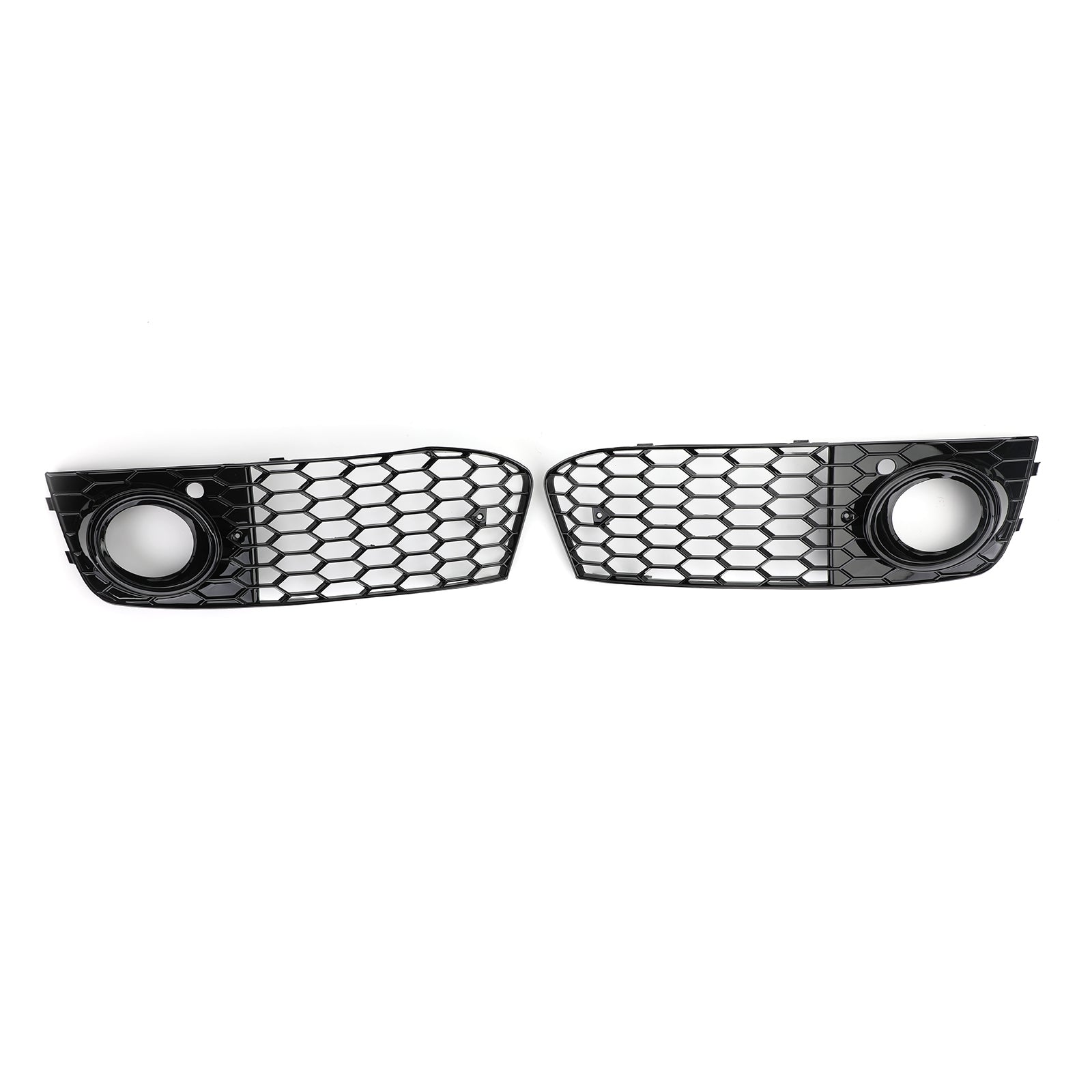 Paire de phares antibrouillard en maille nid d'abeille, grille d'aération ouverte pour au-di A4 B8 2009 – 2012