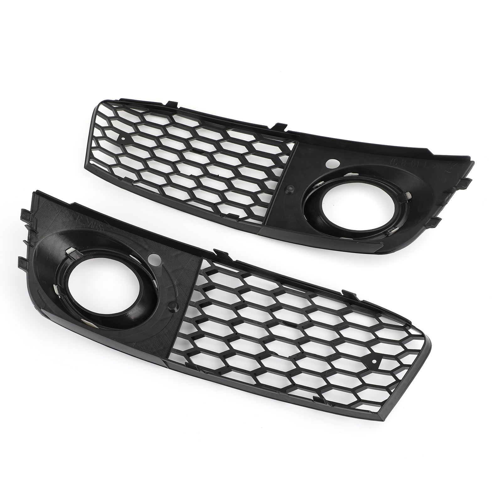 Paar Honingraat Mesh Mistlamp Open Vent Grill Intake voor Au-di A4 B8 2009-2012