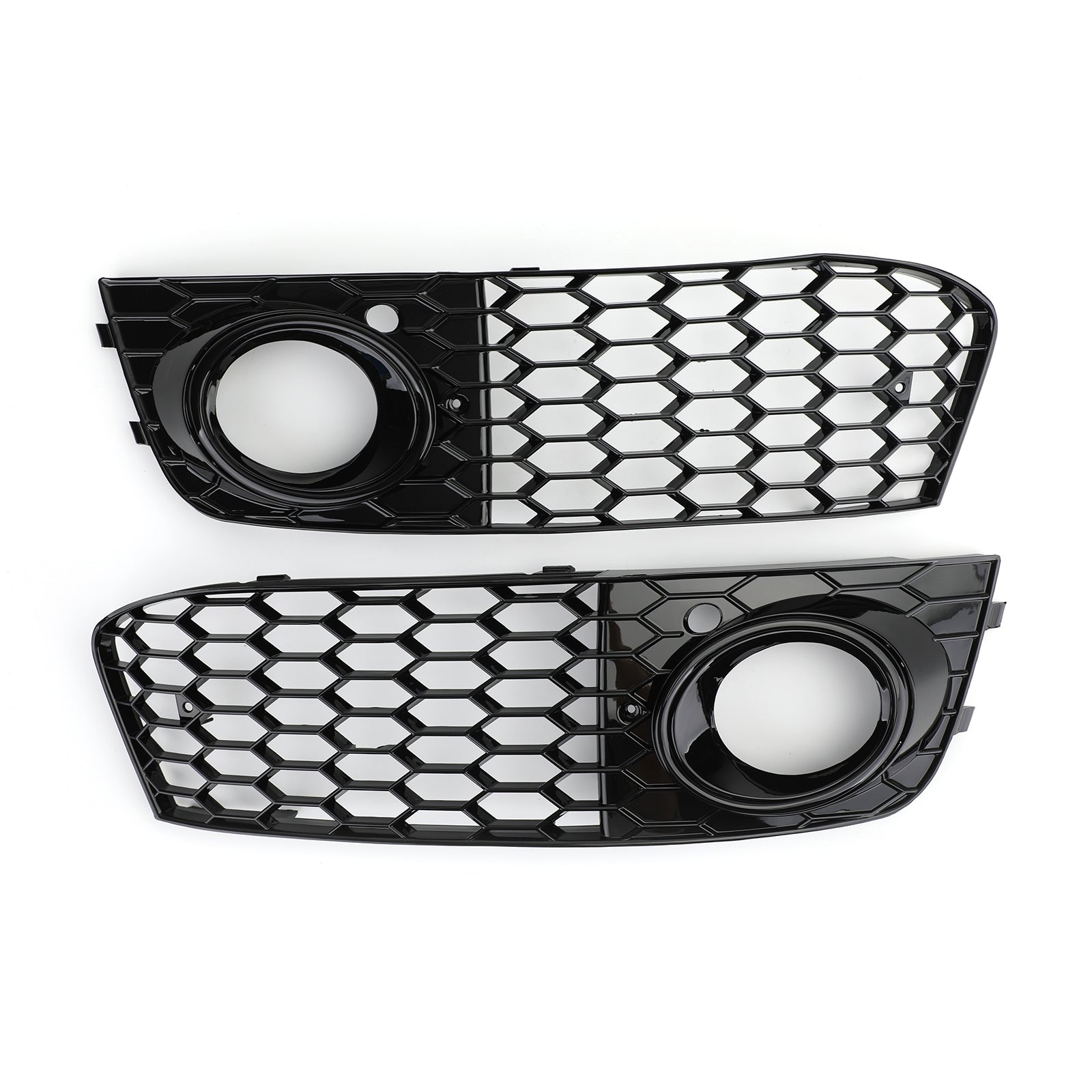 Paar Honingraat Mesh Mistlamp Open Vent Grill Intake voor Au-di A4 B8 2009-2012