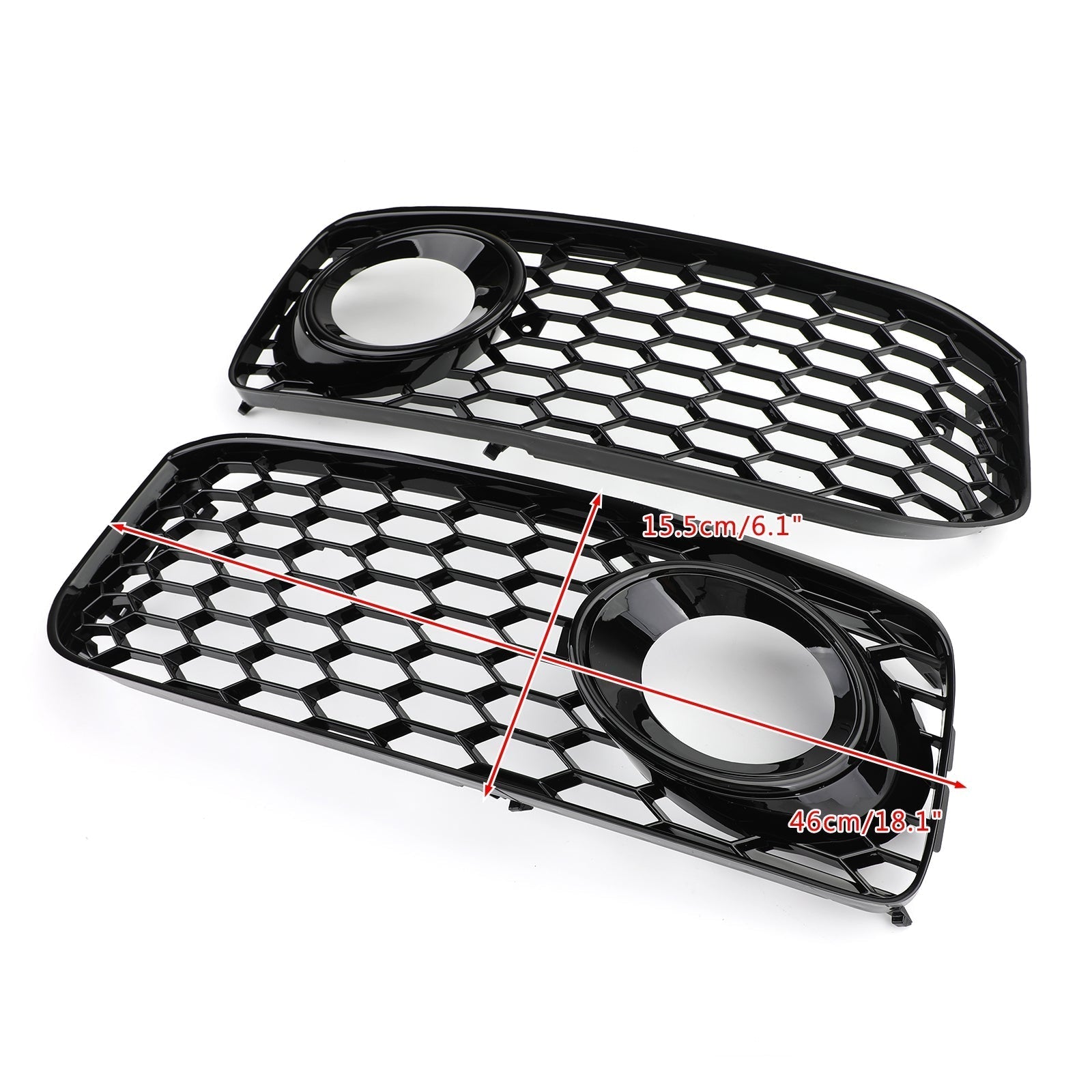 2008-2012 Audi S5 B8 RS5 Fog Light Grill Grille With Trim Generic