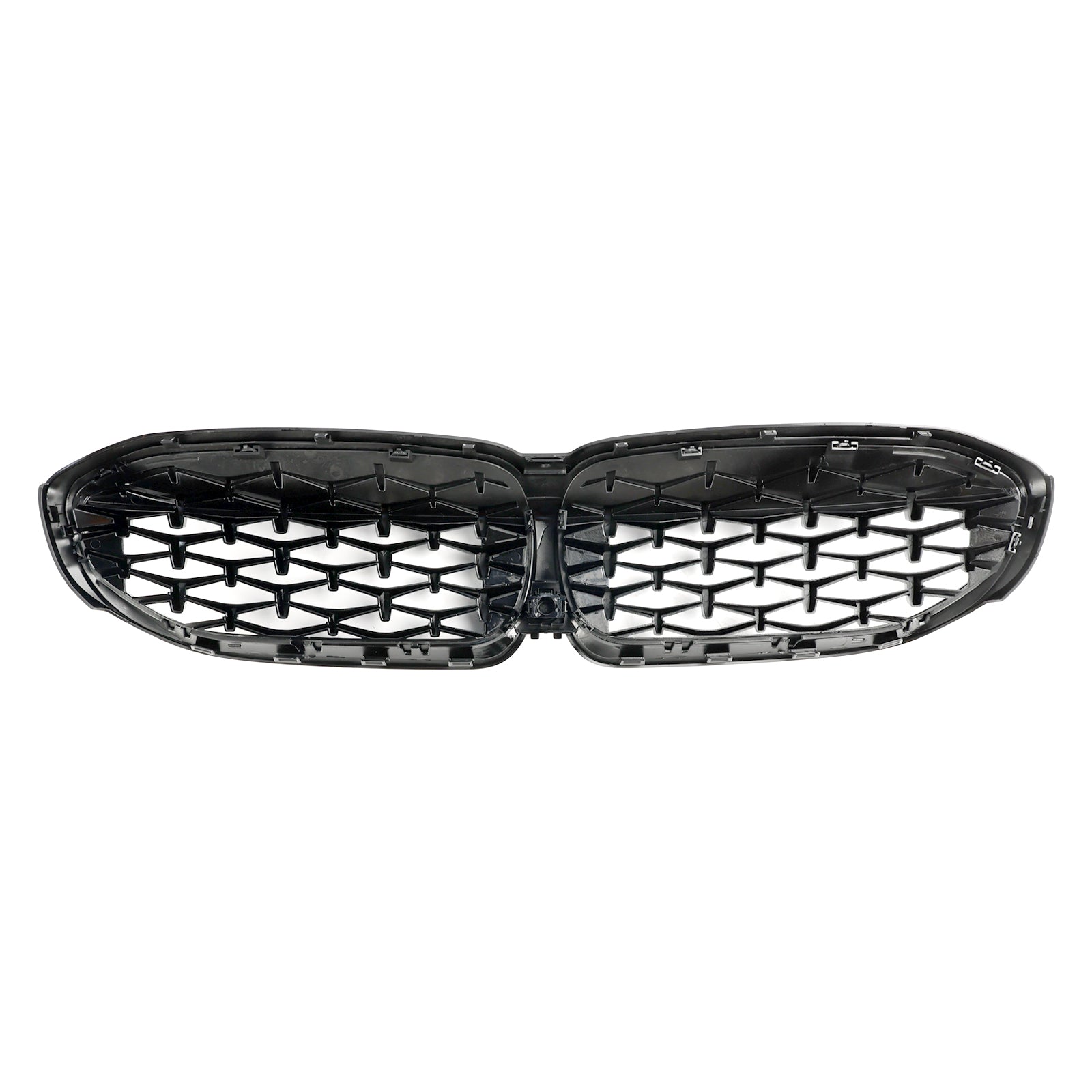 2019-2022 BMW 3 Series G20 Diamond Black Kidney Grille Grill 51138072085