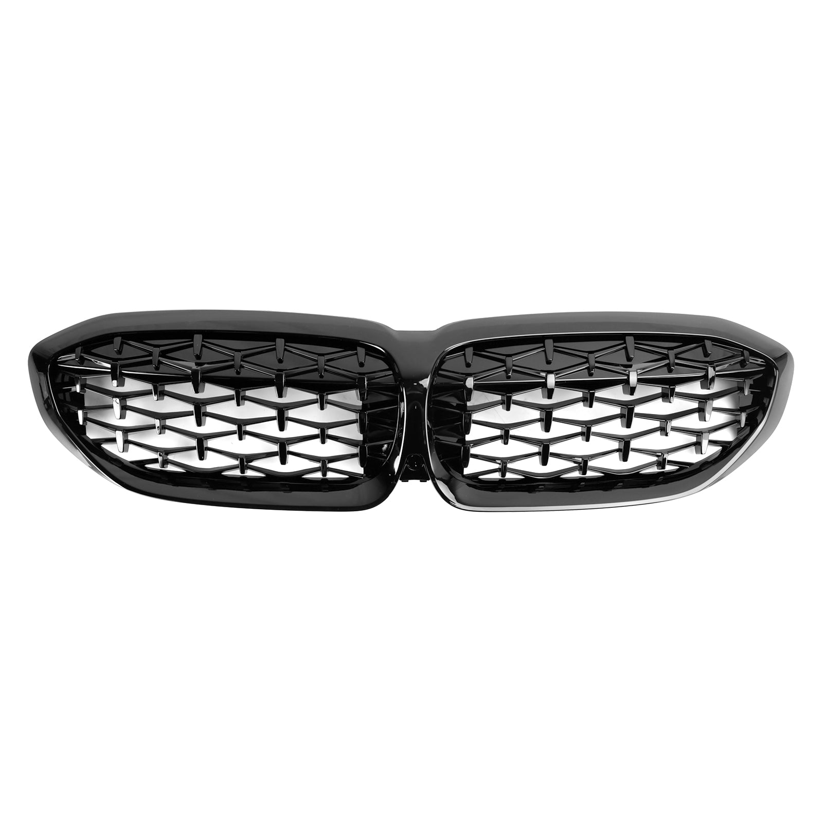 2019-2022 BMW 3 Series G20 Diamond Black Kidney Grille Grill 51138072085