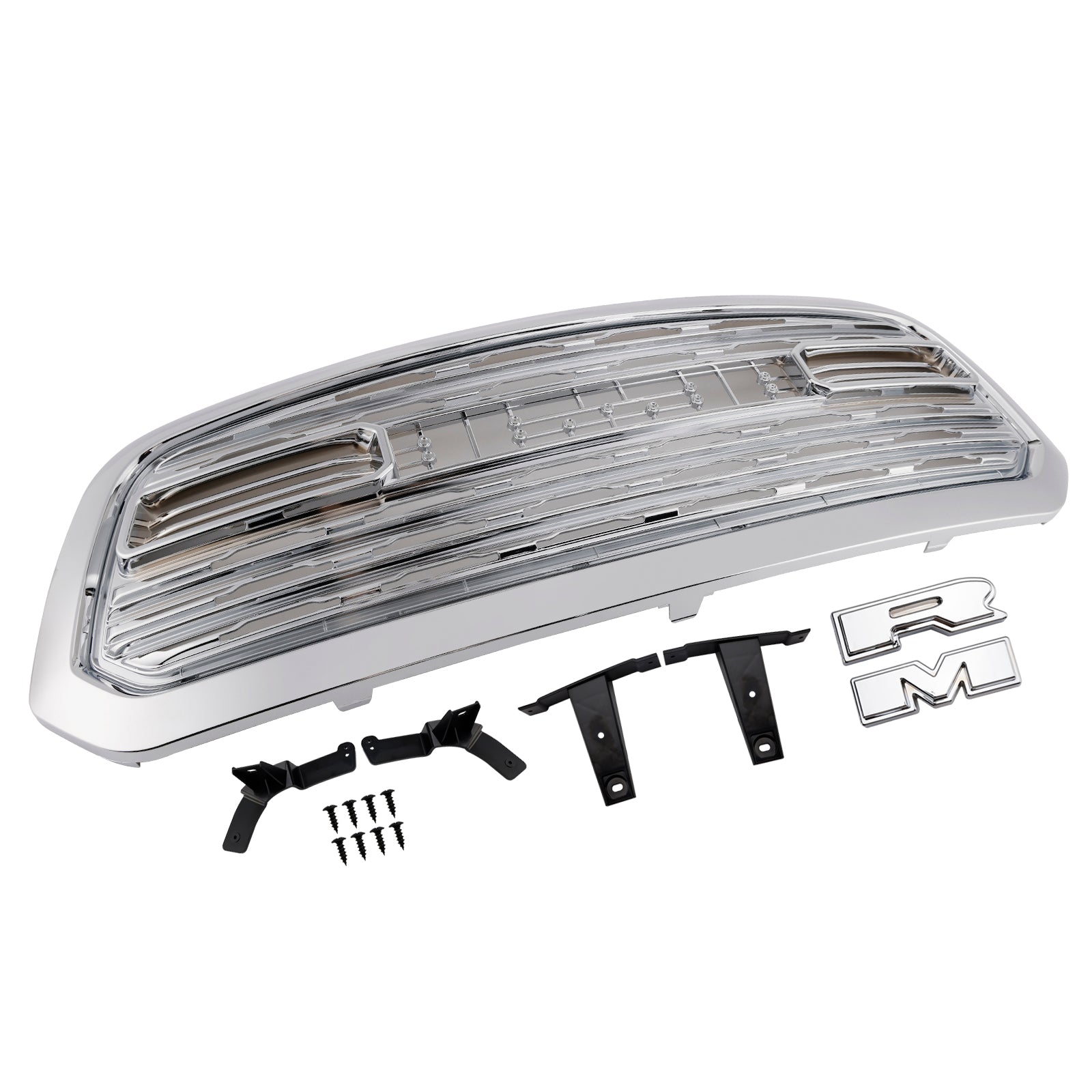 Grille de pare-chocs avant style Dodge Ram 1500 LTD 2013-2018 chromée