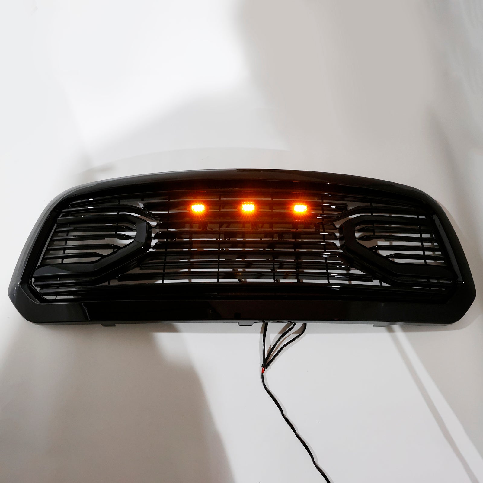 2013-2018 Dodge Ram 1500 Big Horn Style Front Bumper Grill Grille Black