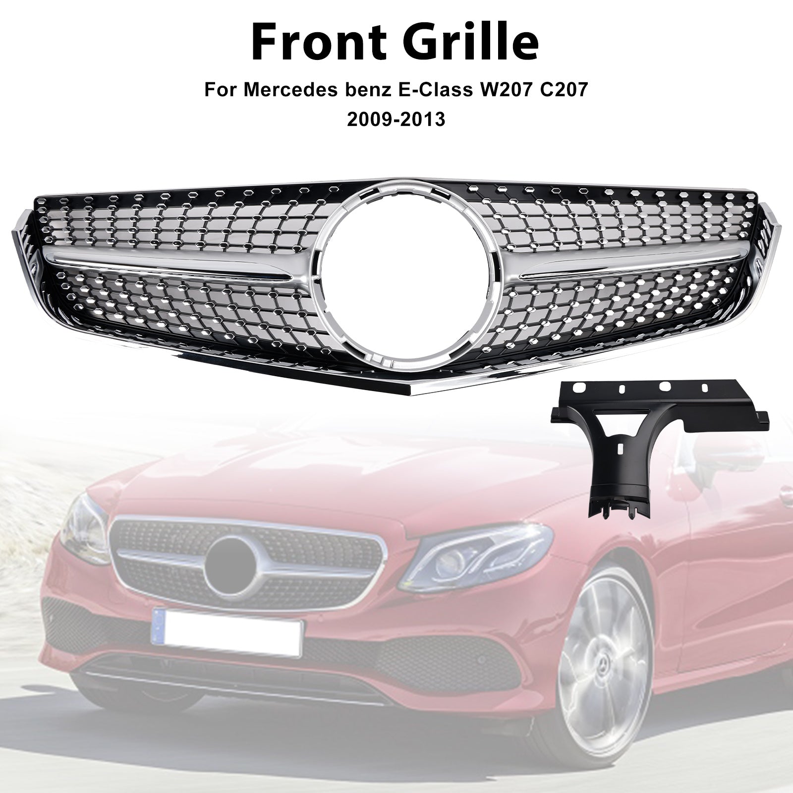Mercedes triedy E, roky 2009 – 2013 W207 Mriežka predného nárazníka C207, kupé