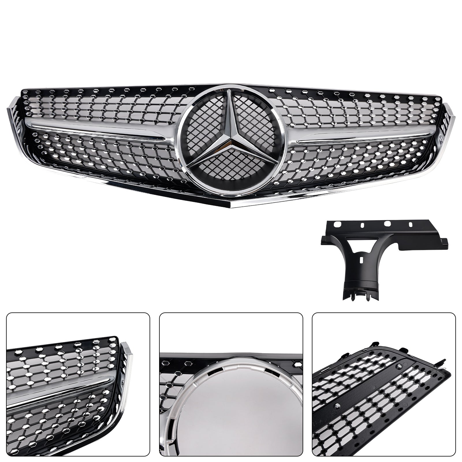 Mercedes E-Klasse 2009-2013 W207 C207 Voorbumper Grille Coupé