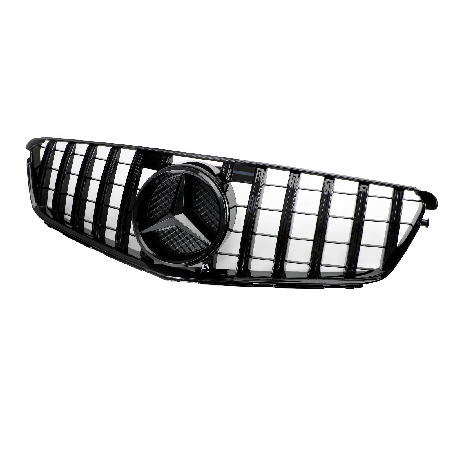 GTR Style Front Bumper Grille Grill For Mercedes-Benz W204 C-Class 2008-2014