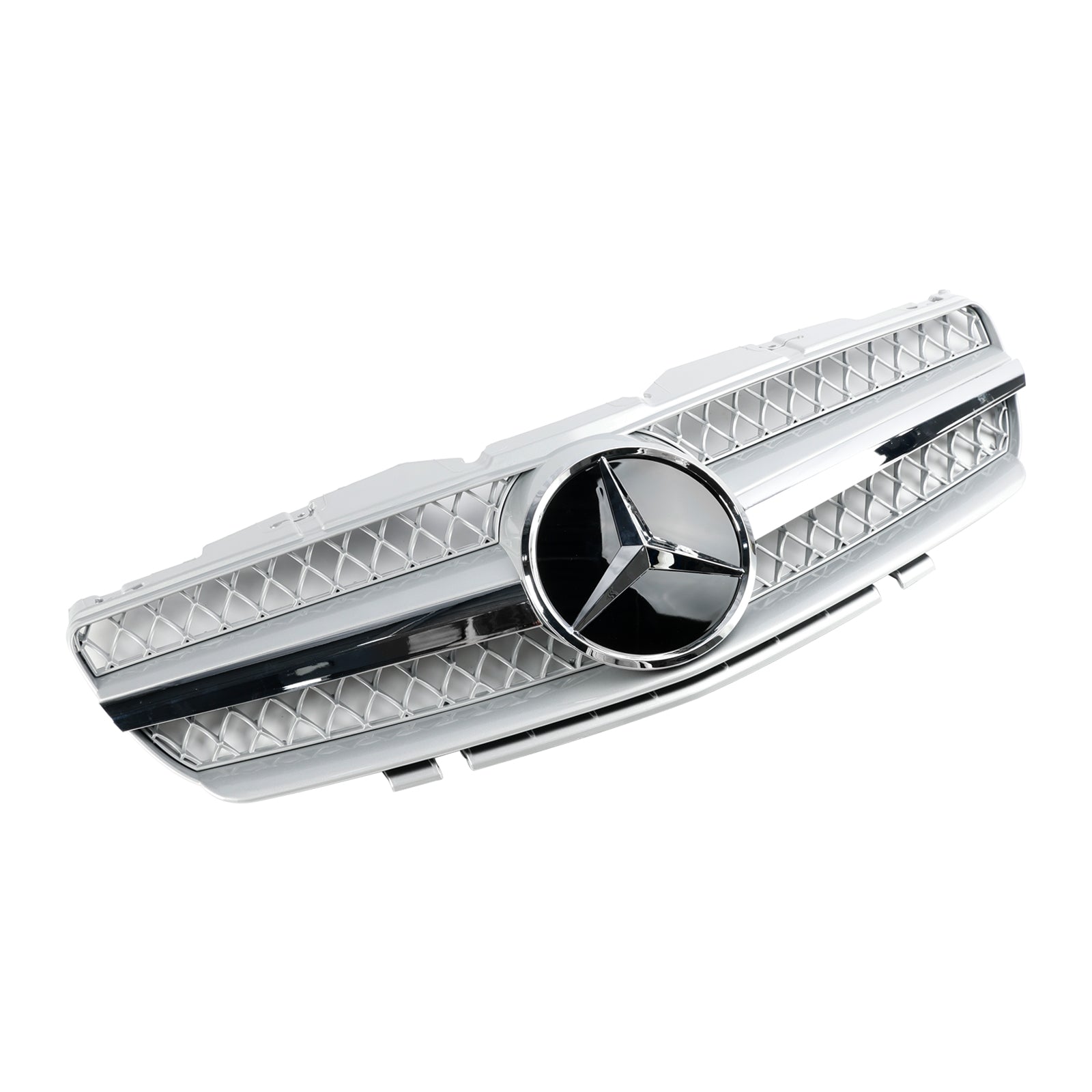 2003-2006 Mercedes R230 SL500 SL600 1 aileron pare-chocs avant grille supérieure